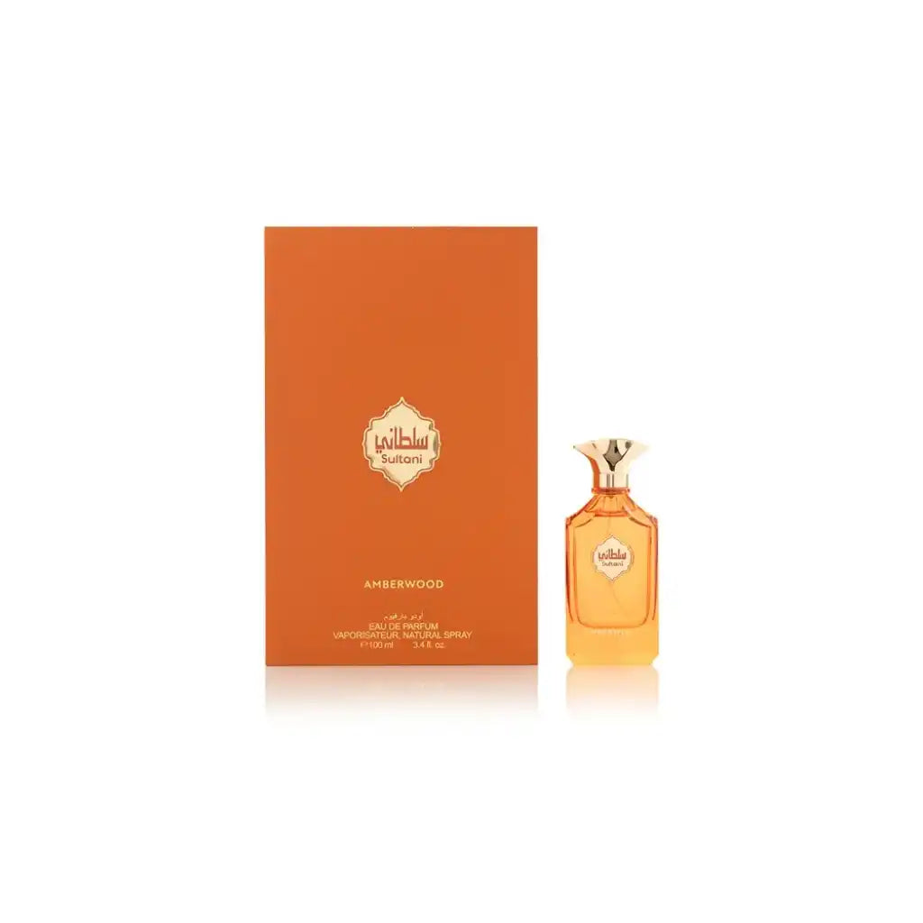 Sultani Amberwood Eau de Parfum 100ml - Premium Long-Lasting Fragrance for Men & Women | Perfect for Date Night, Special Occasions & Daily Wear