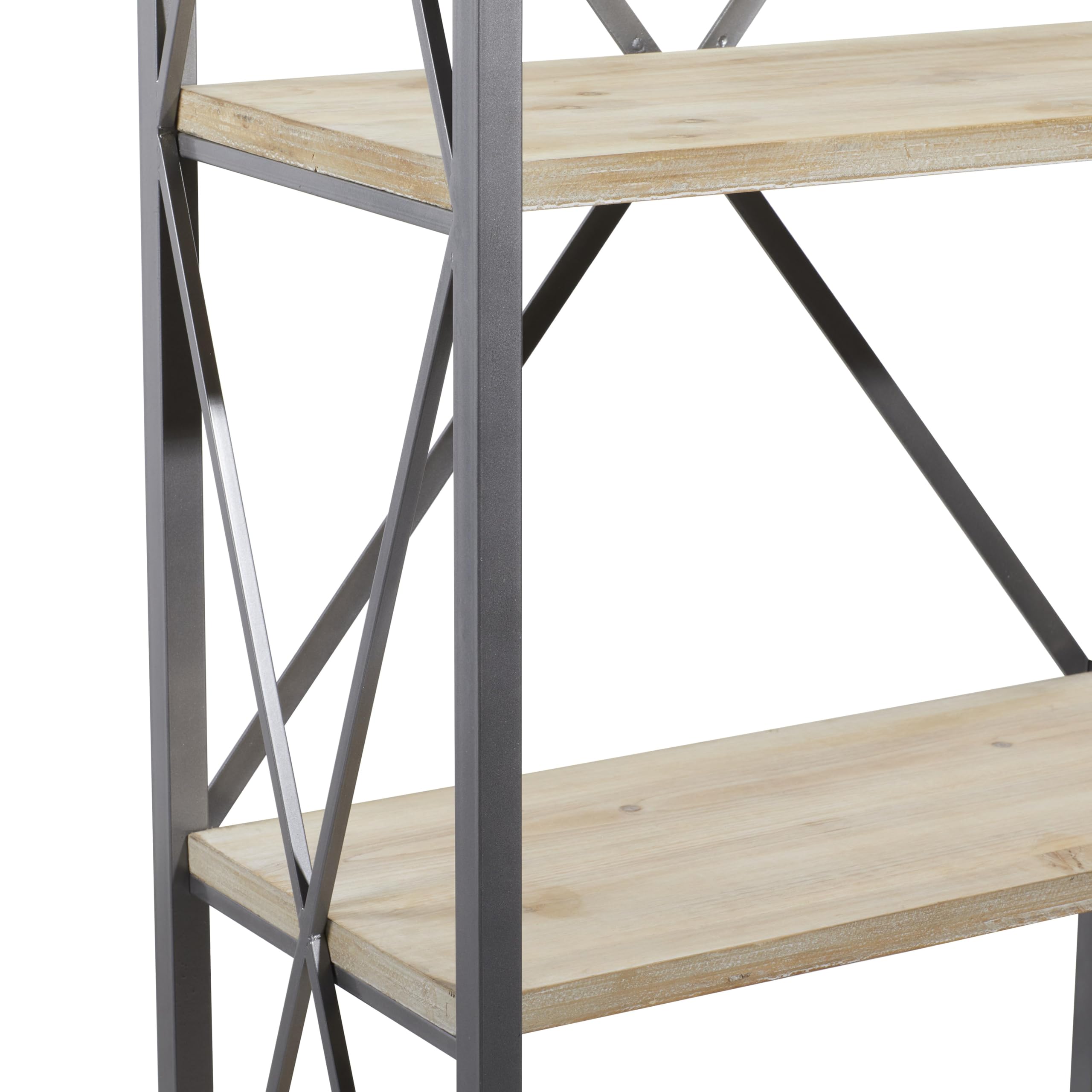 Deco 79 5-Tier Wooden Bookshelf, 30