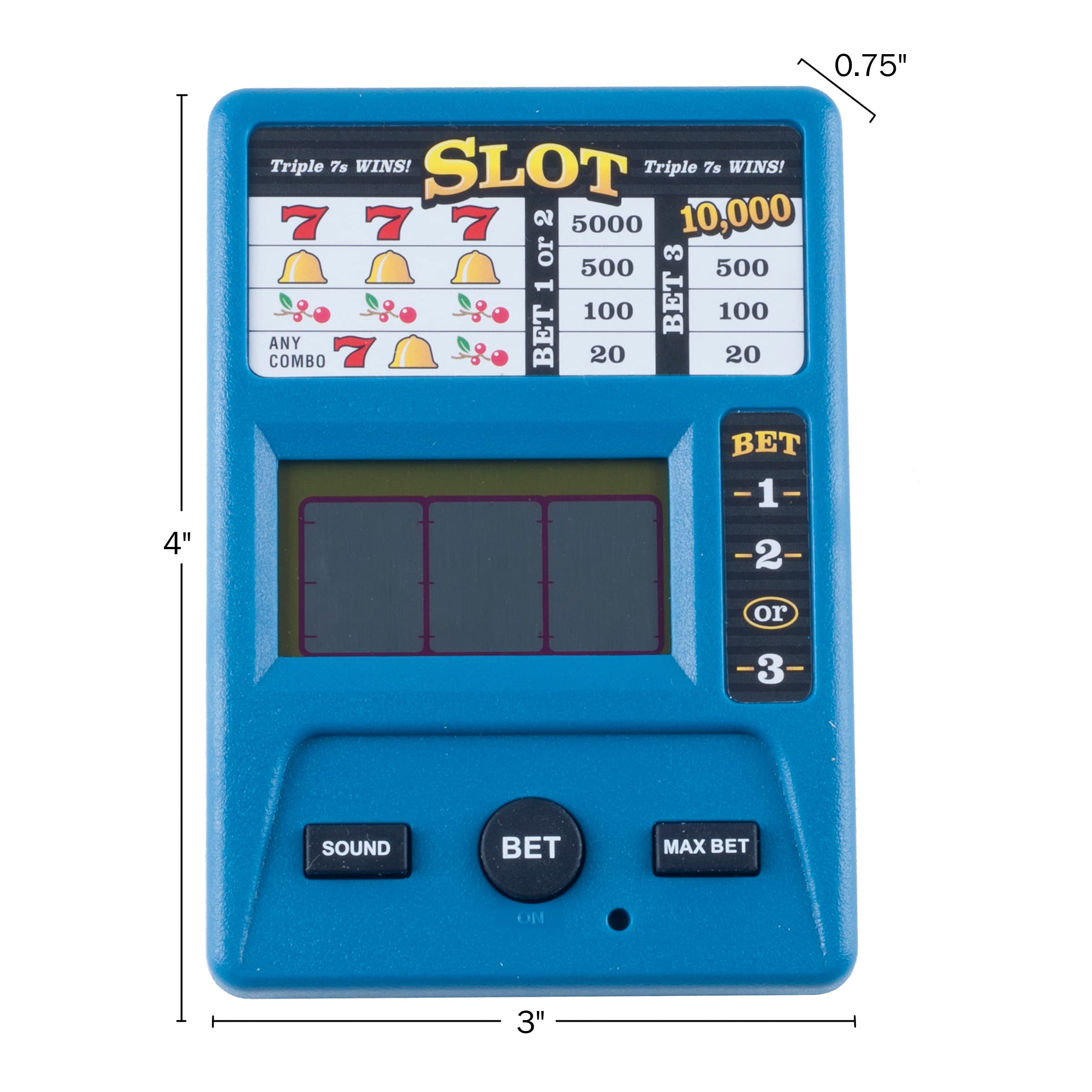 Trademark Global Electronic Handheld Game Console - Portable Retro Gaming Device for Kids & Adults - Perfect for Travel, Commuting & Home Entertainment