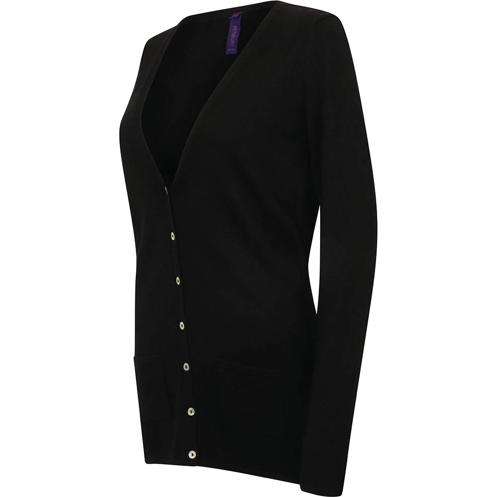Women's V-Neck Button-Down Fine Knit Cardigan Sweater - Lightweight Open Front Cover-Up for Office, Date Night & Spring Layering
