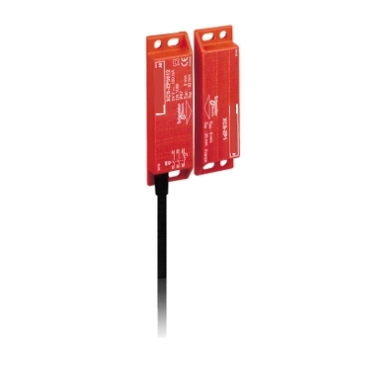 XCSDMP7005 Coded Magnetic Safety Switch - 2 NC + 1 NO, 1 NC Staggered, 5m Cable - XCSZP1 & XCSZP7005 Compatible - Ideal for Industrial Machinery, Security Systems, and Automated Doors