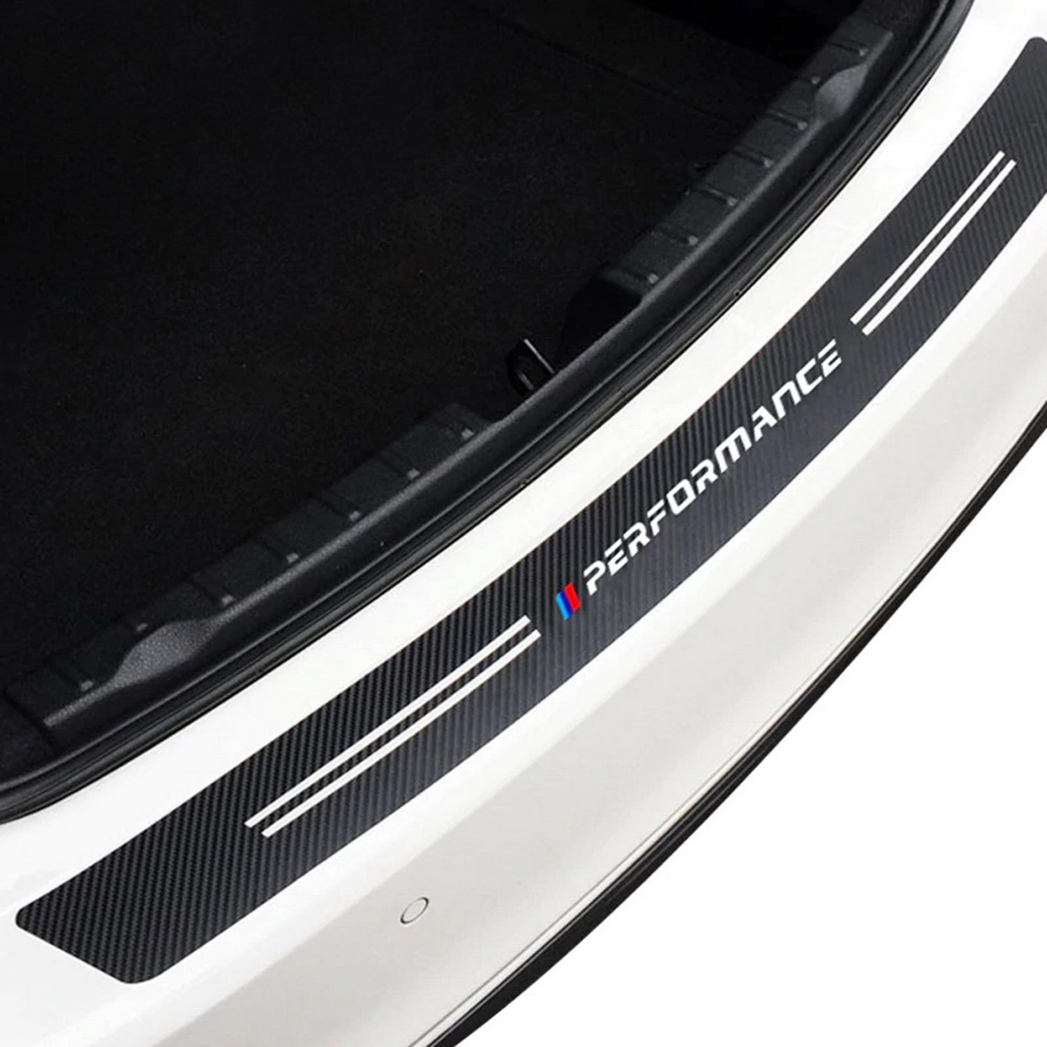 Carbon Fiber Trunk Sill Scratch Protector Vinyl Decal for BMW X1 X2 X3 X4 X5 - 40