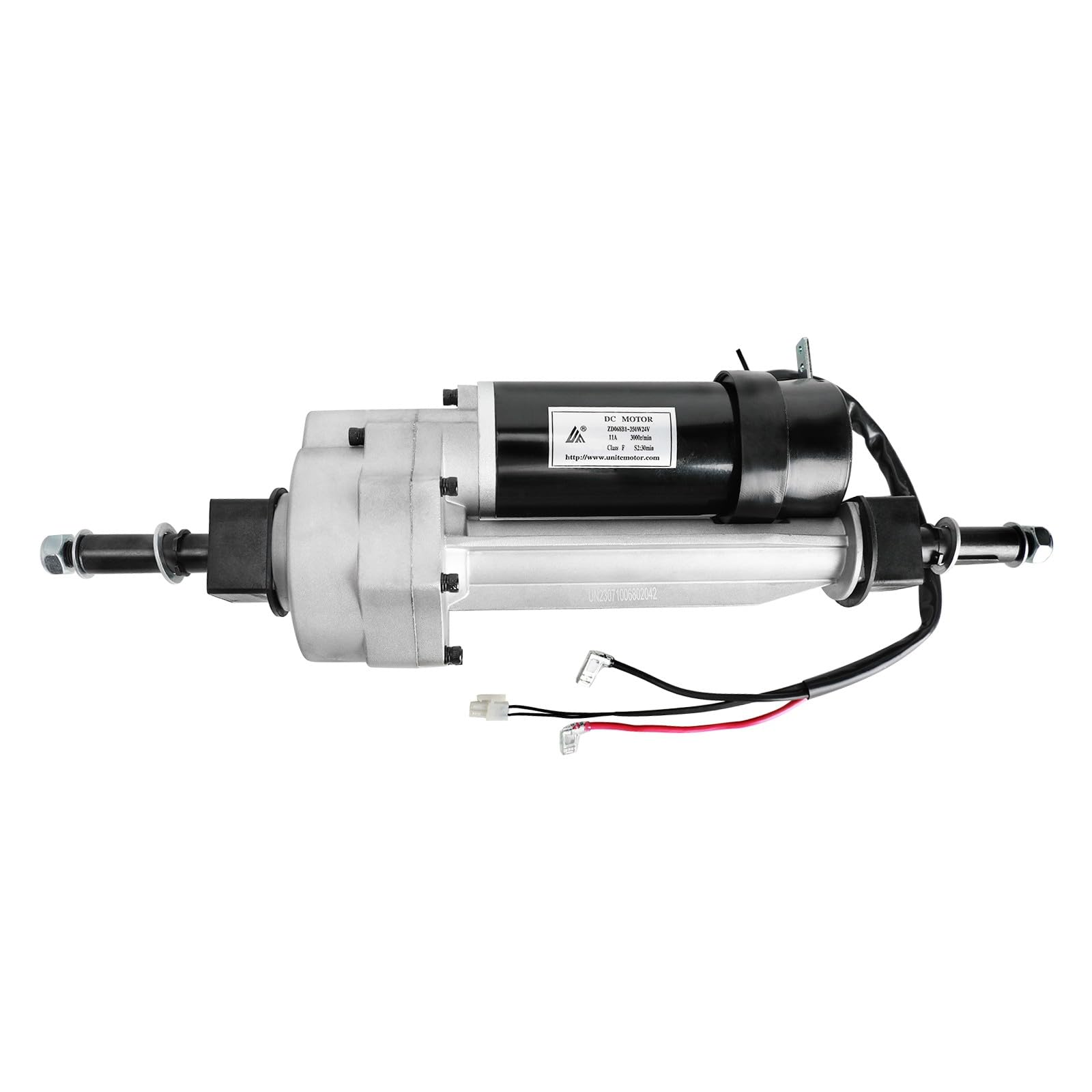 24V 350W Brush Electric Motor Transaxle - Powerful Drive System for Trolleys, Wagons, Scooters, Go Karts, Bicycles, Tricycles, E-Bikes, Lawnmowers, Electric Vehicles & Wheelchairs | Perfect for DIY Projects & Home Improvement