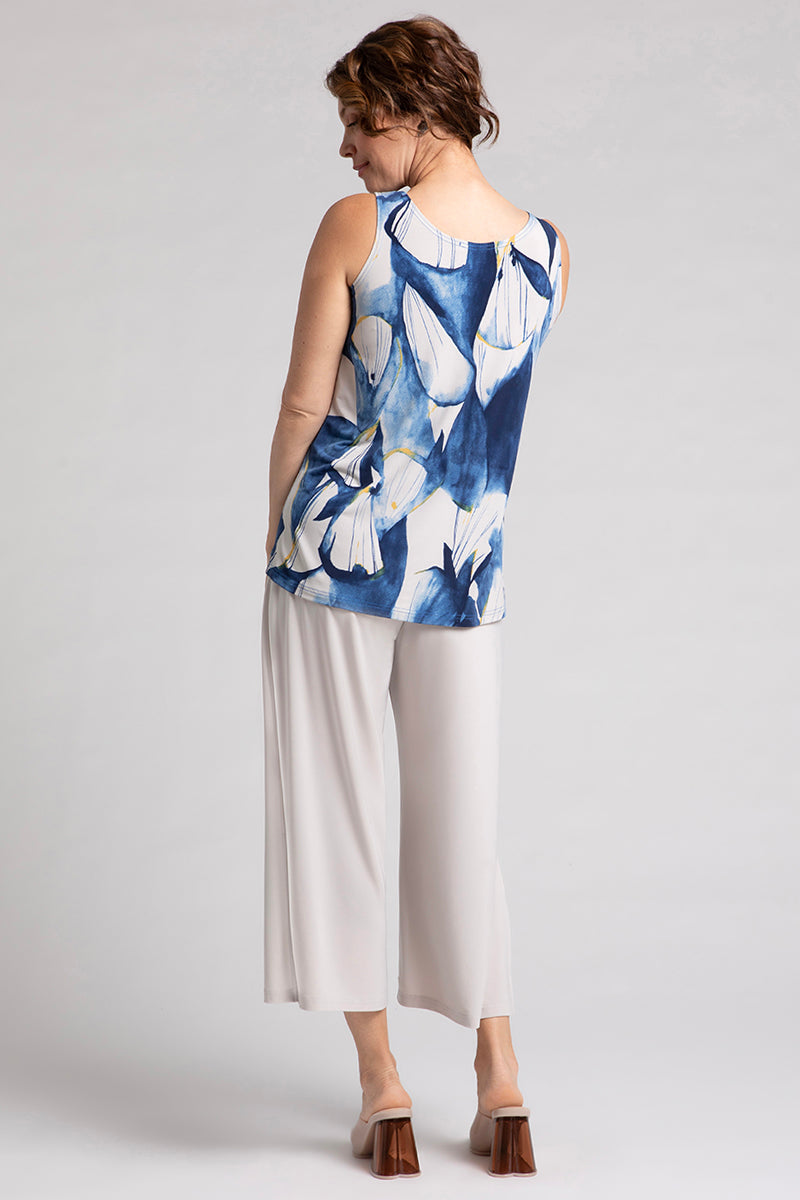 Go To Tank Relax | Watery Reflections - Women's Flowy Tank Top for Yoga, Beach & Casual Wear