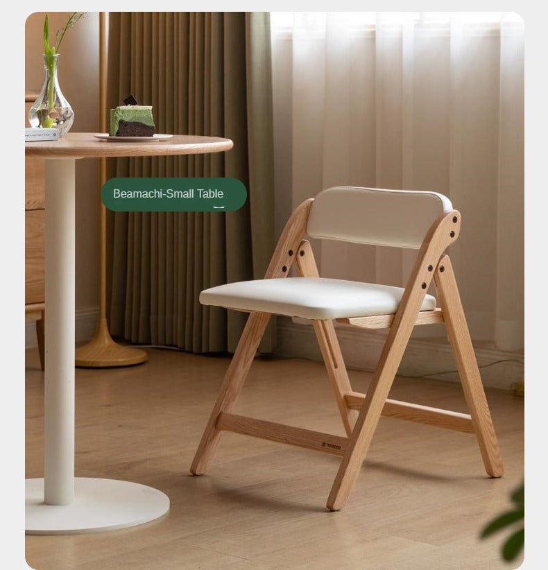 Premium Oak Solid Wood Folding Chair - Organic, Durable & Portable - Perfect for Camping, Picnics, Beach, Patio & Indoor Use