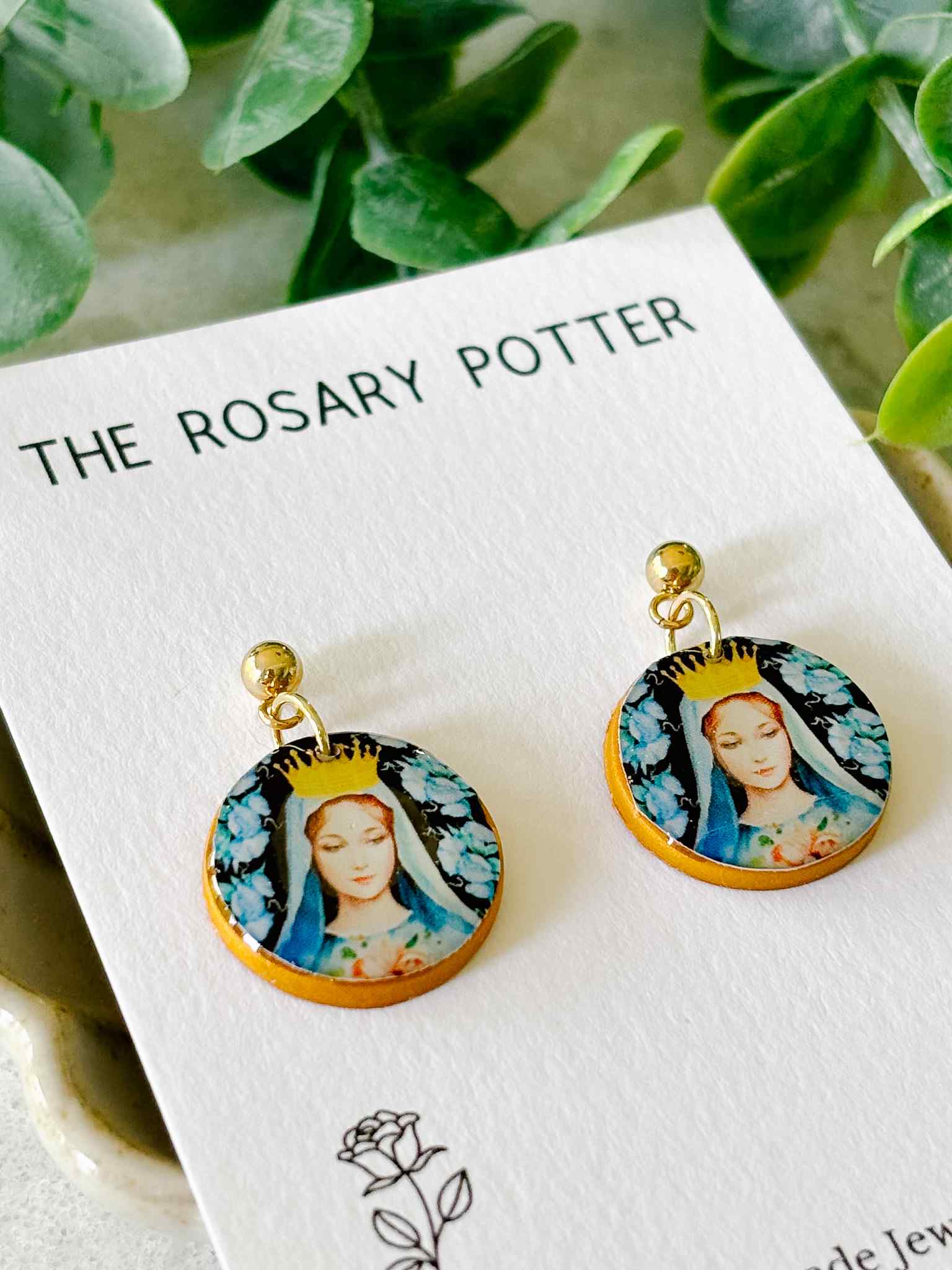 Handmade Queen Mary Earrings - Vintage Style Dangle Earrings for Women, Perfect for Weddings, Parties & Special Occasions