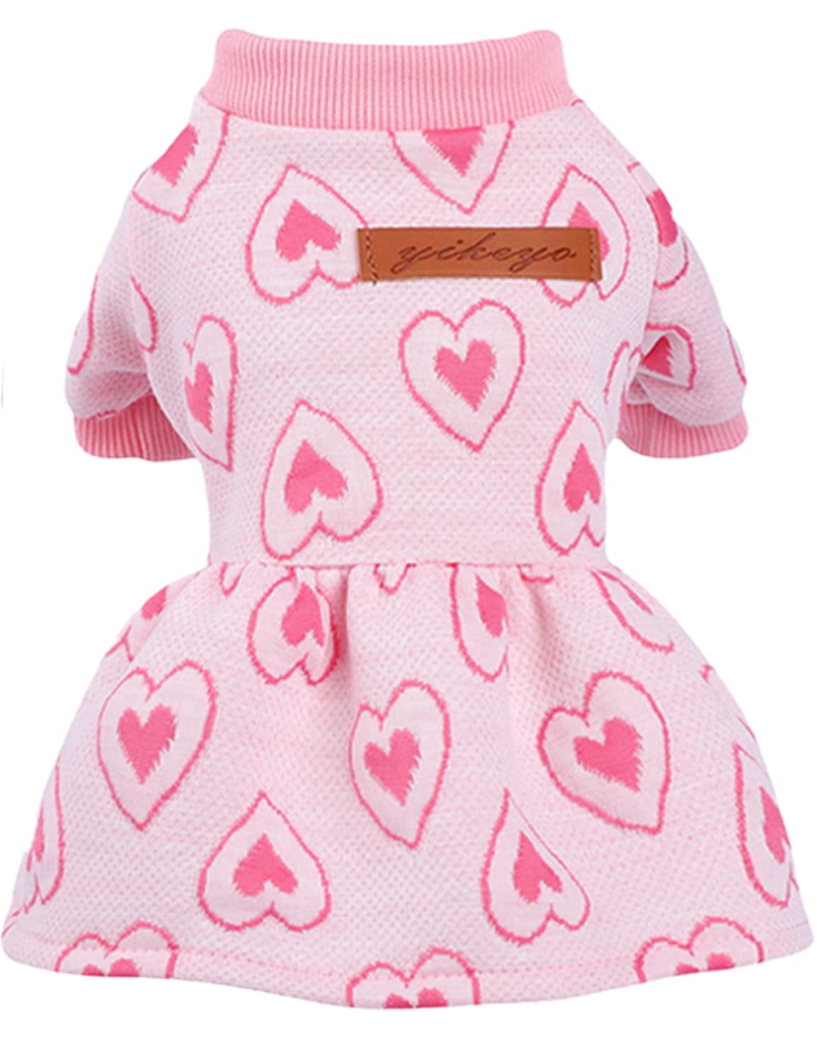 Small Dog Dresses for Chihuahuas & Puppies - Warm Winter Pet Sweater Outfits for Girls | Fall & Winter Teacup Dog Clothes & Cat Apparel | Perfect for Outdoor Walks, Pet Parties & Photo Shoots