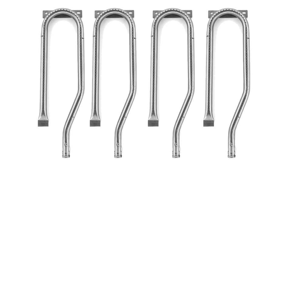 Jenn Air Gas Grill Replacement Parts Kit - 720-0337 & 720 0337 Model Compatible - Includes 4 Stainless Steel Burners, Heat Plates & Porcelain Grates - Perfect for Outdoor BBQ Grill Repair & Maintenance