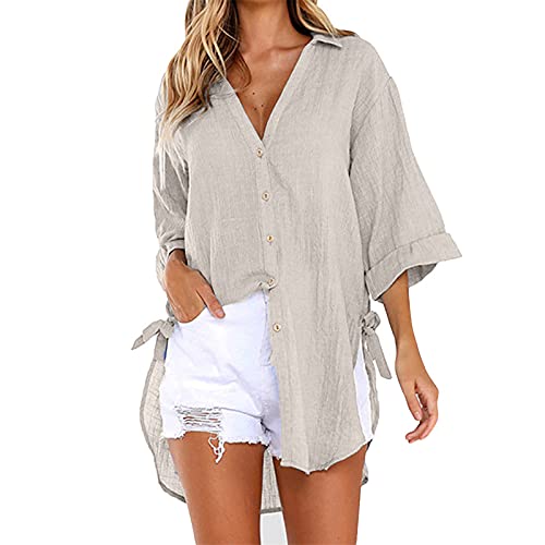 Oversized T-Shirts for Women - Casual Going Out Tops, U-Neck Blouses for Running, Exercise & Golf - Perfect Birthday Gifts for Her | Gym, Sports & Everyday Wear