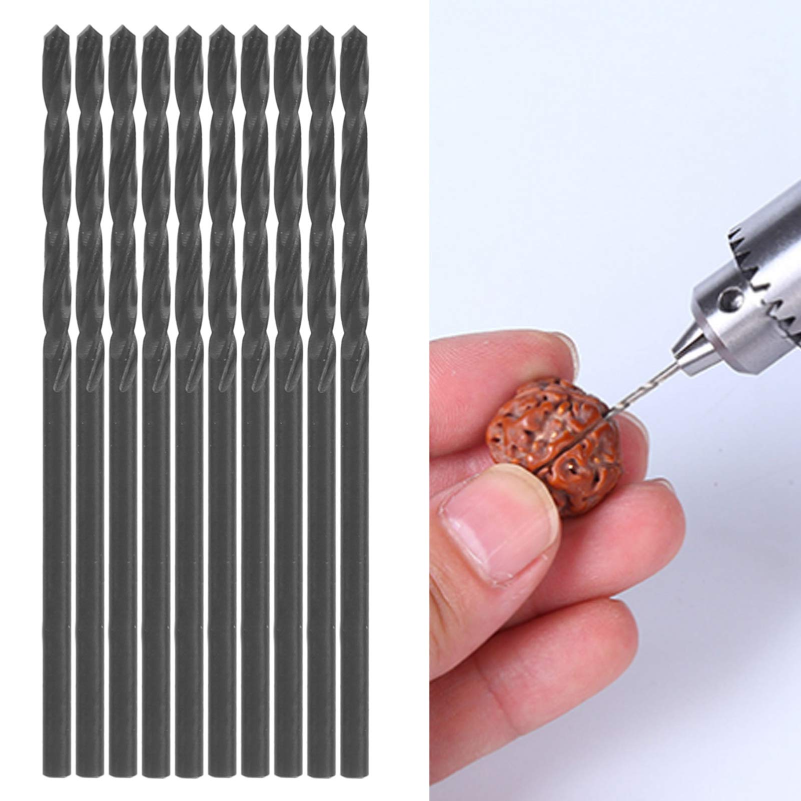 High-Speed Steel (HSS) Metal Drill Bit Set - Straight Shank for Precise Drilling in Jewelry Making & Metalworking - Perfect for DIY Crafts, Home Repairs and Professional Metal Fabrication