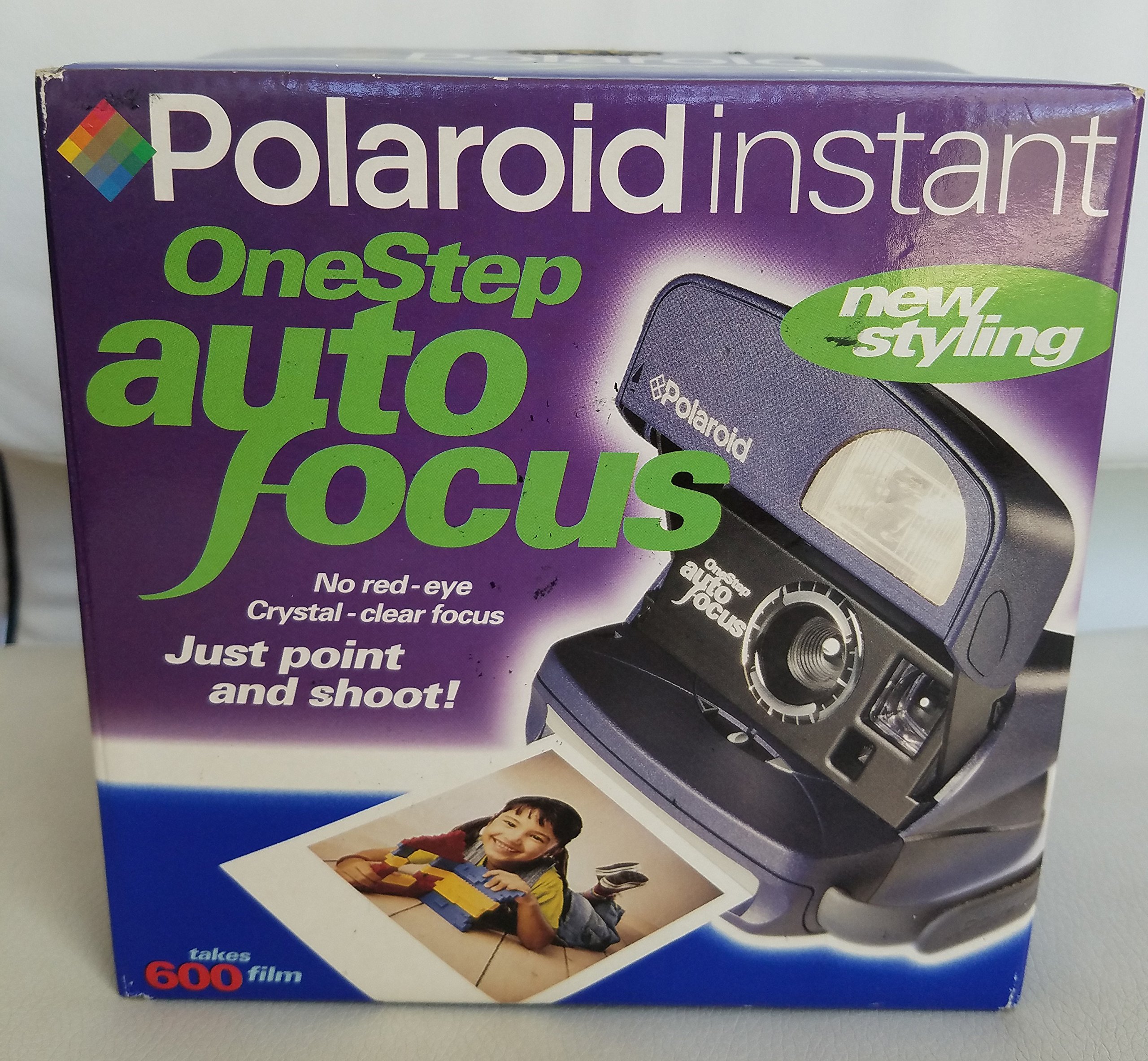 Polaroid OneStep Auto Focus 600 Instant Camera - Vintage Style Instant Film Camera for Parties, Travel & Home Decor (I-Type & 600 Film Compatible)