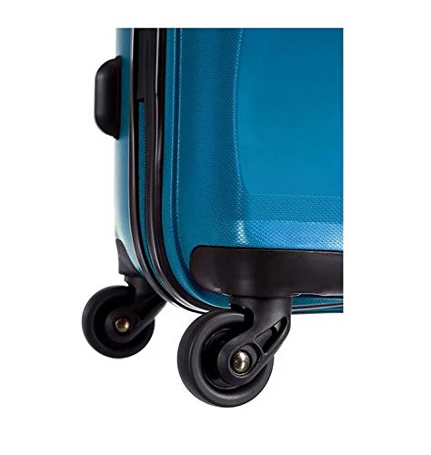 American Tourister Seaport Blue Carry-On Luggage 75 cm (91 L) - Lightweight Spinner Suitcase for Air Travel, Weekend Trips & Business Travel