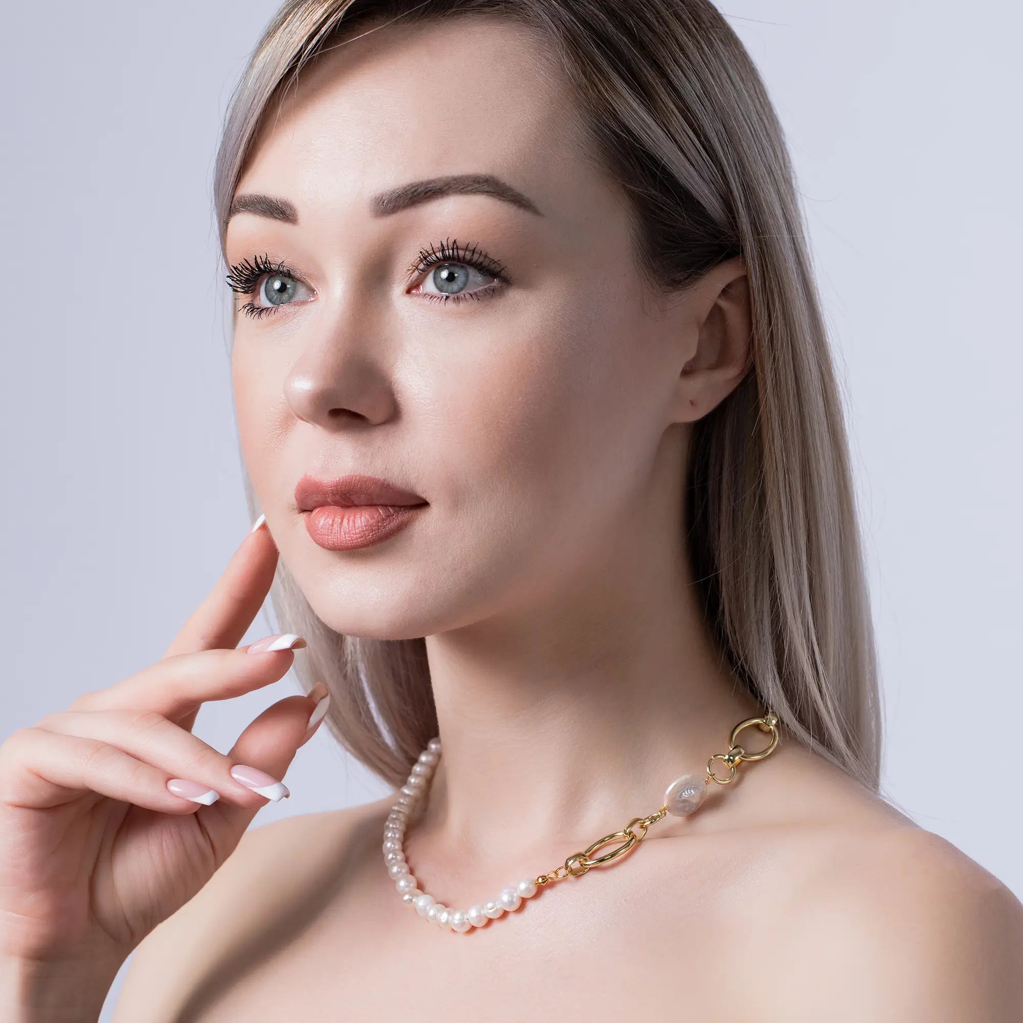 Elegant Dual Pearl Necklace for Women - Classic & Timeless Jewelry Gift for Her - Perfect for Weddings, Anniversaries & Special Occasions
