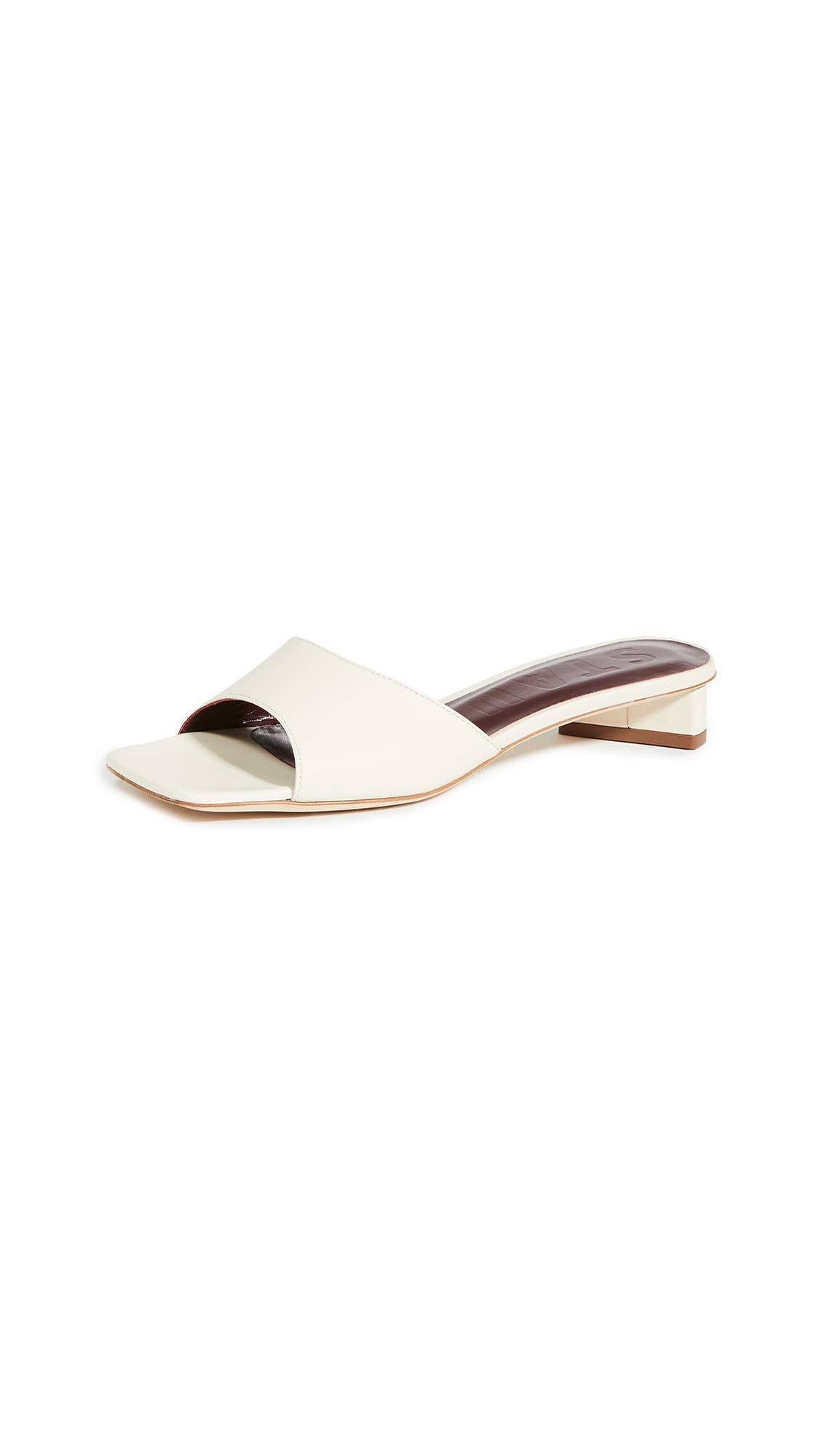 STAUD Women's Simone Mules - Comfortable Chunky Heel Slides for Summer | Perfect for Beach, Vacation & Casual Outfits