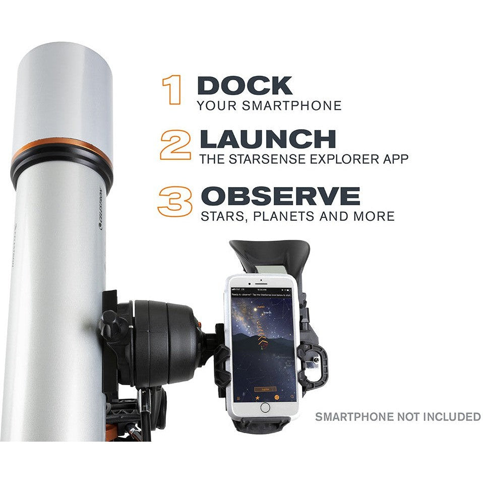 StarSense Explorer DX 102AZ Smartphone App-Enabled Refractor Telescope for Adults & Kids - Stargazing, Astronomy, Bird Watching & Outdoor Exploration