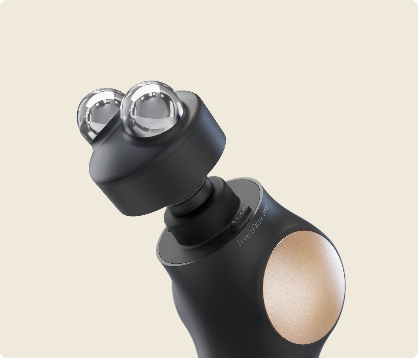 TheraFace PRO Microcurrent Facial Massager Ring - Anti-Aging & Skin Tightening Device for Face & Neck - Perfect for Home Skincare & Spa Treatments