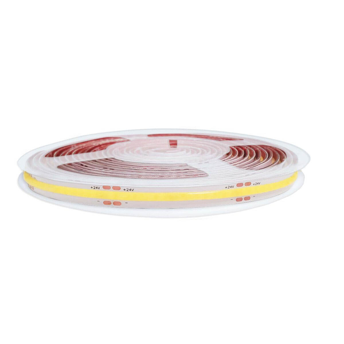 24V COB LED Strip Light 16.4ft/5m - Ultra Bright, Dotless Design, Adjustable White Tones (3000K-6000K) - Perfect for Home Decoration, Under Cabinet Lighting, and Commercial Display