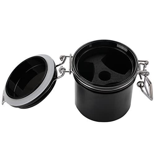 Premium Tan Glue Container with Seal Buckle - Airtight Storage Jar for Eyelash Glue, DIY Crafts & Beauty Essentials | Perfect for Home, Travel & Salon Use
