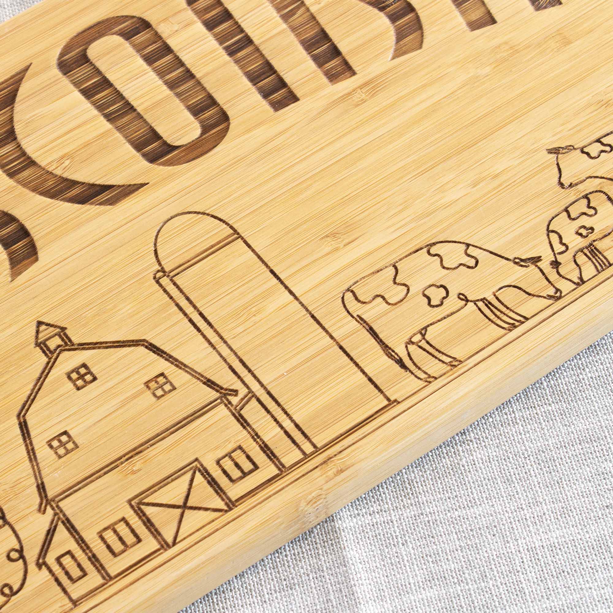 Wisconsin Engraved XL Charcuterie Board - 30