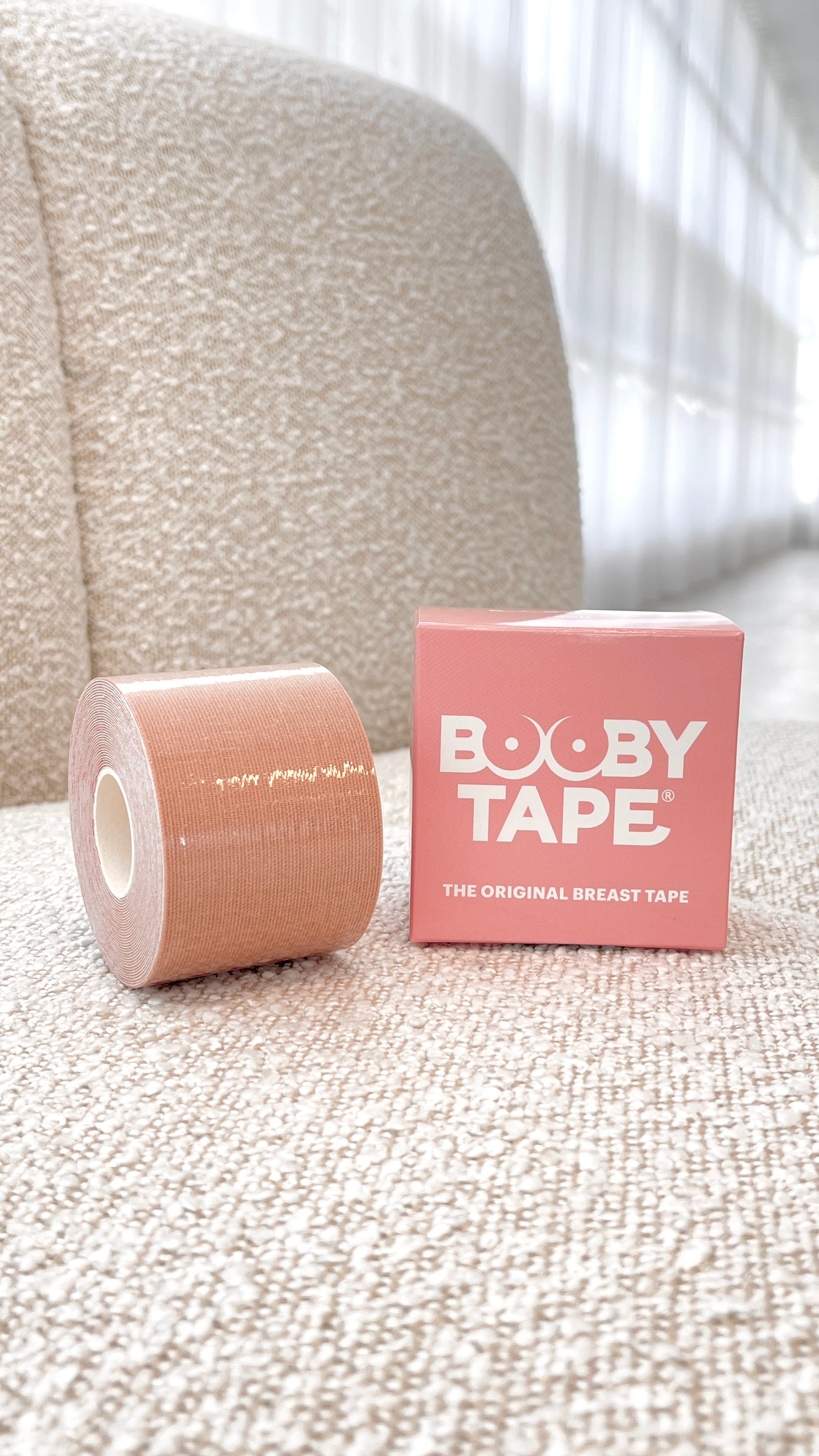 Booby Tape Nude - Invisible Body Tape for Lifting & Support - Perfect for Dresses, Swimwear & Strapless Outfits