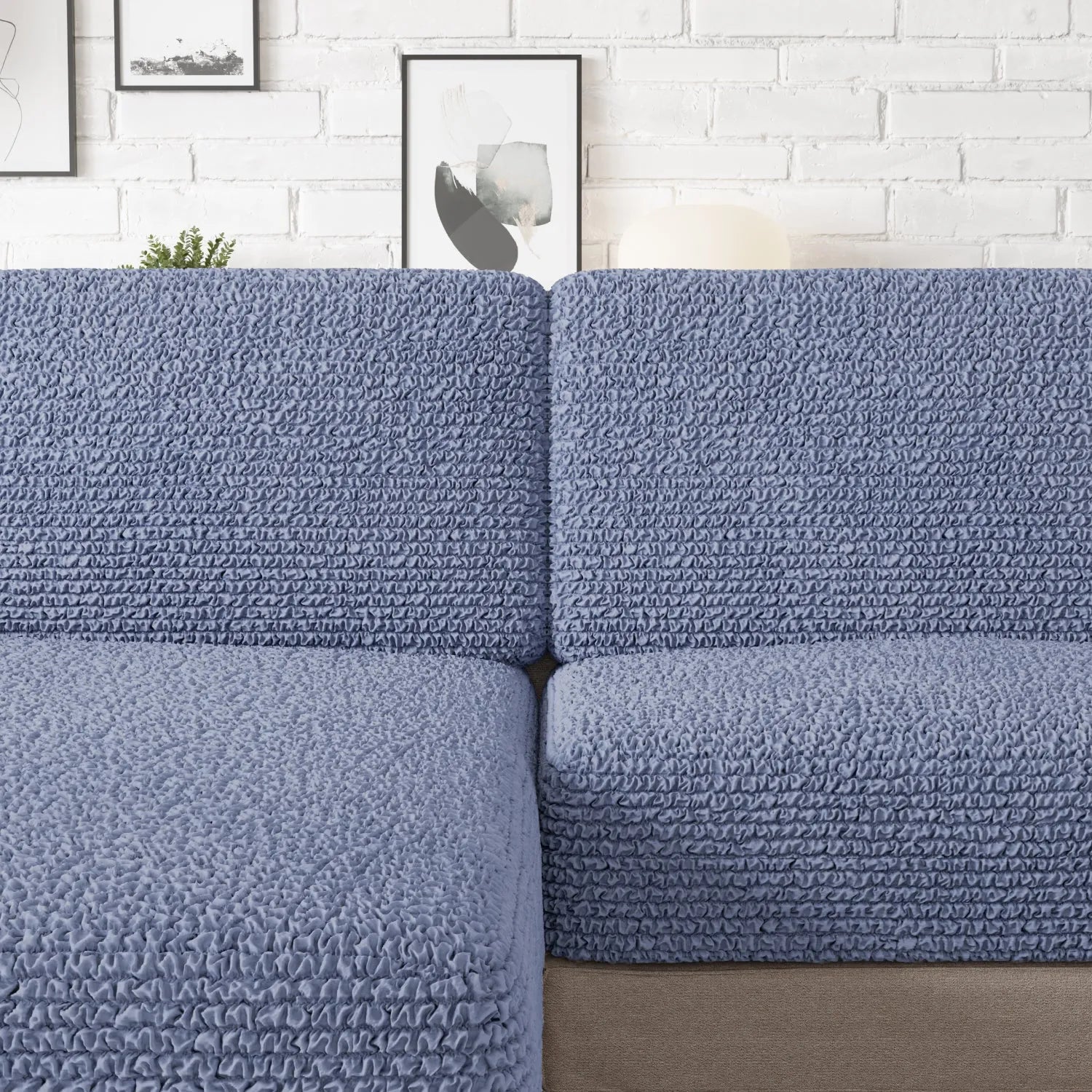 Premium Microfiber Chaise Lounge Seat Cushion Cover - Soft, Durable & Washable - Perfect for Living Room, Patio or Outdoor Furniture Protection