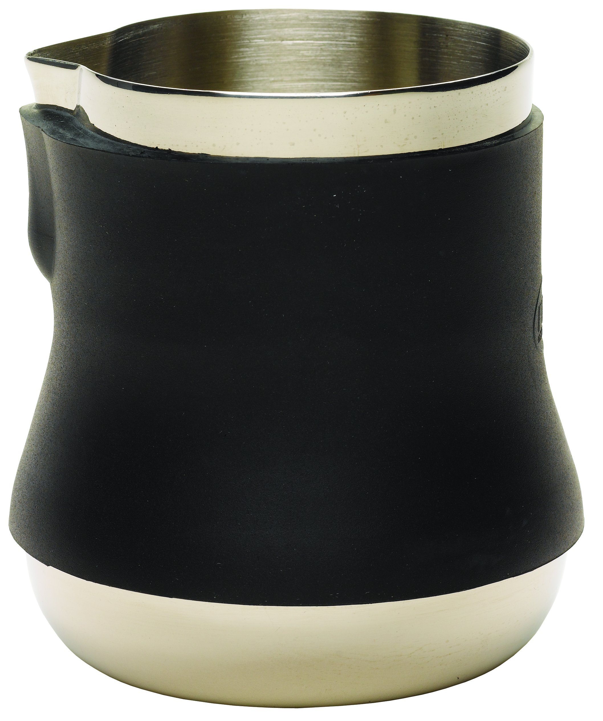 Rattleware 16oz Stainless Steel Spouted Bell Pitcher - Professional Barista Milk Frothing Pitcher for Lattes & Cappuccinos - Ideal for Home, Cafe, Restaurant & Office Use - Perfect for Steaming, Frothing & Pouring Milk