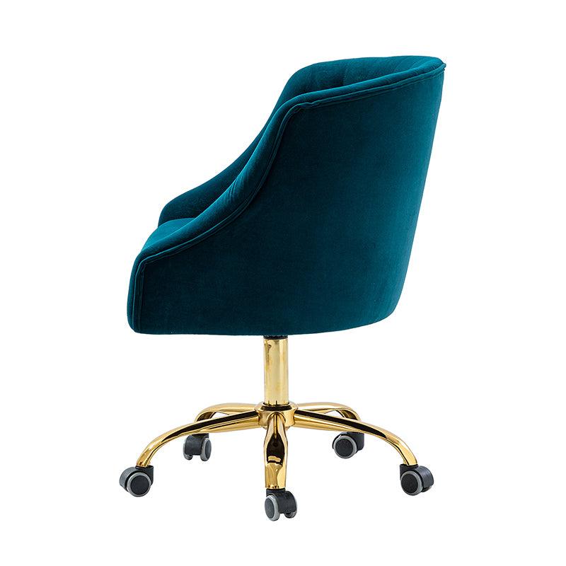 Penelope Velvet Tufted Office Chair - Ergonomic Executive Desk Chair with Lumbar Support - Perfect for Home Office, Gaming & Workspace Comfort