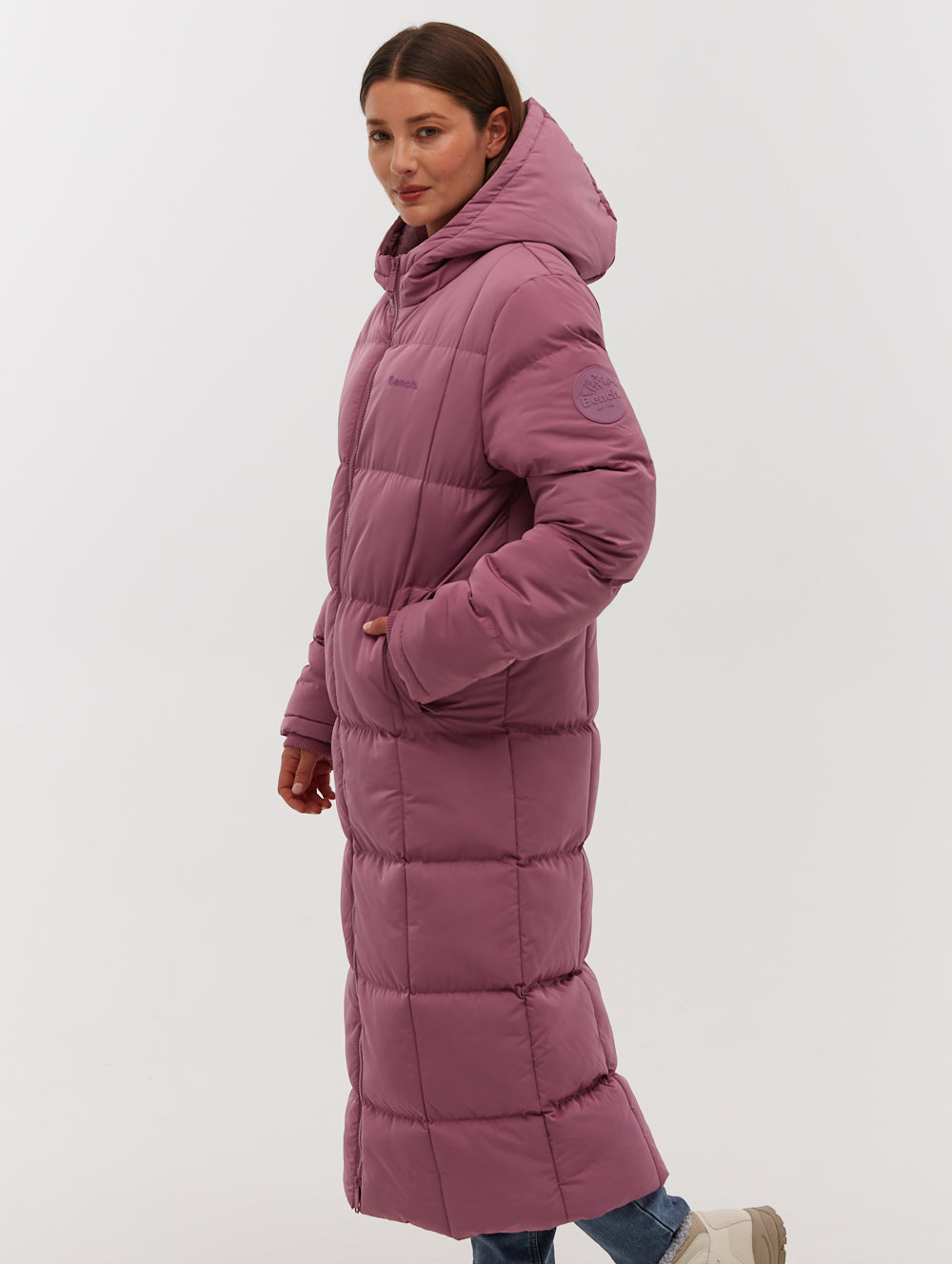 Polli Long Puffer Parka for Women - Winter Warm Hooded Down Jacket with Waterproof Shell - Perfect for Snowboarding, Skiing & Cold Weather Outdoor Activities