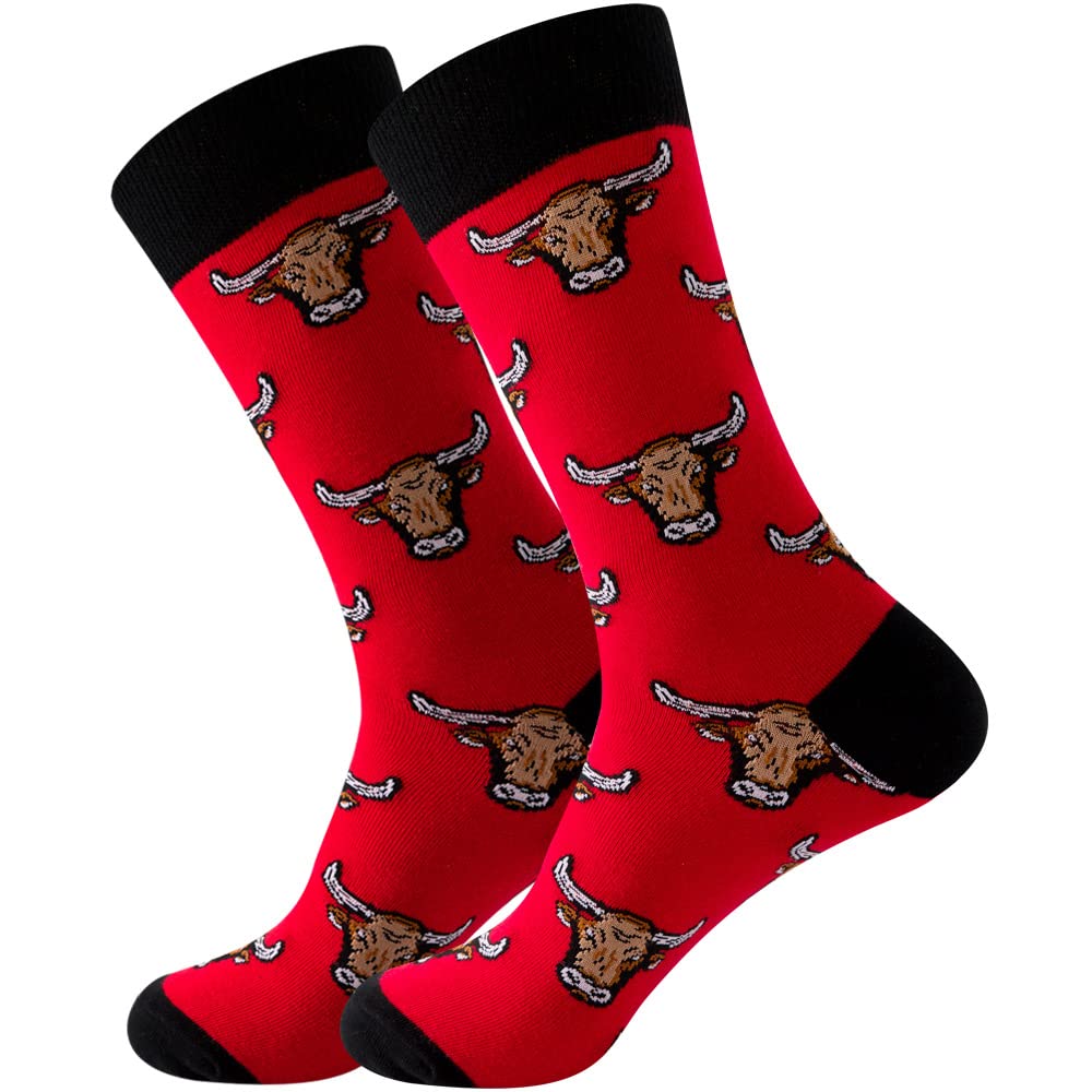 Trendy Geometric Animal Print Socks for Men & Women - Fashionable Tube Socks with Floral Patterns - Perfect for Casual Wear, Gifts, and Everyday Outfits