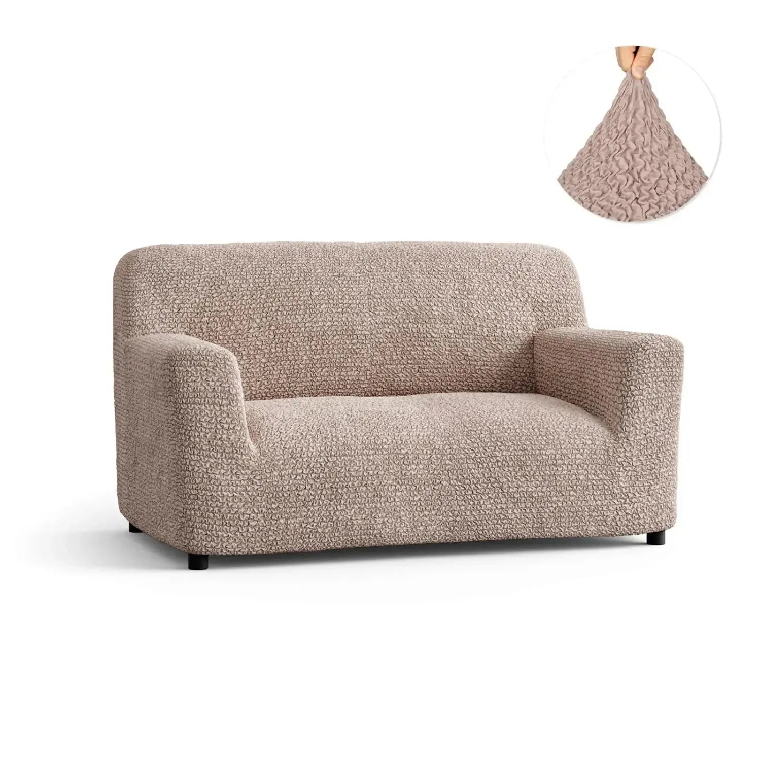2 Seater Loveseat Slipcover - Soft Microfiber Fabric - Perfect for Living Room, Bedroom & Home Decor