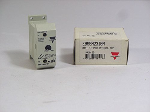 CARLO GAVAZZI EBSSM2310M Mini Electronic Timer - Adjustable Interval Timer for Industrial Automation & Home Appliances | Perfect for HVAC Systems, Lighting Control & Machinery Timing