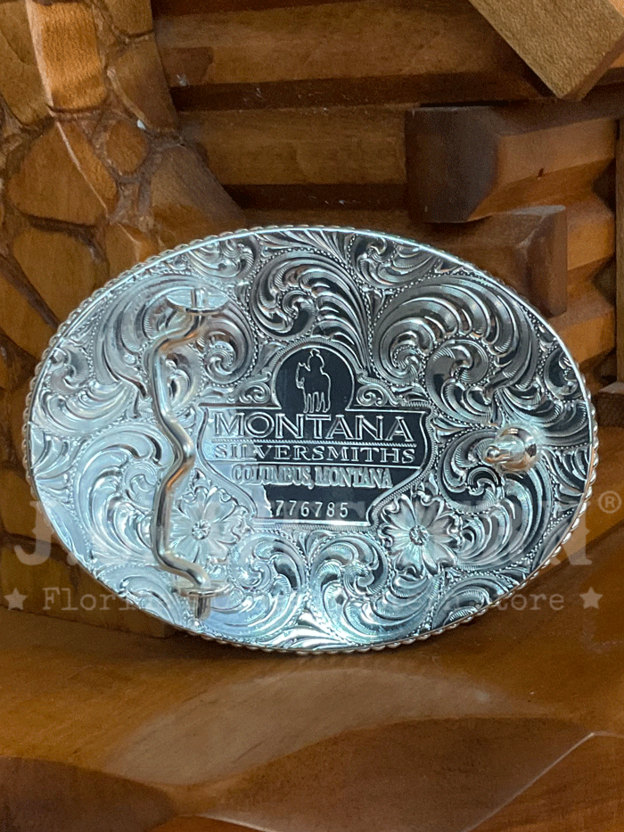 Montana Silversmiths 840F 274 Genuine Silver Mule Deer Head Western Belt Buckle for Cowboy Boots & Western Fashion Outfits