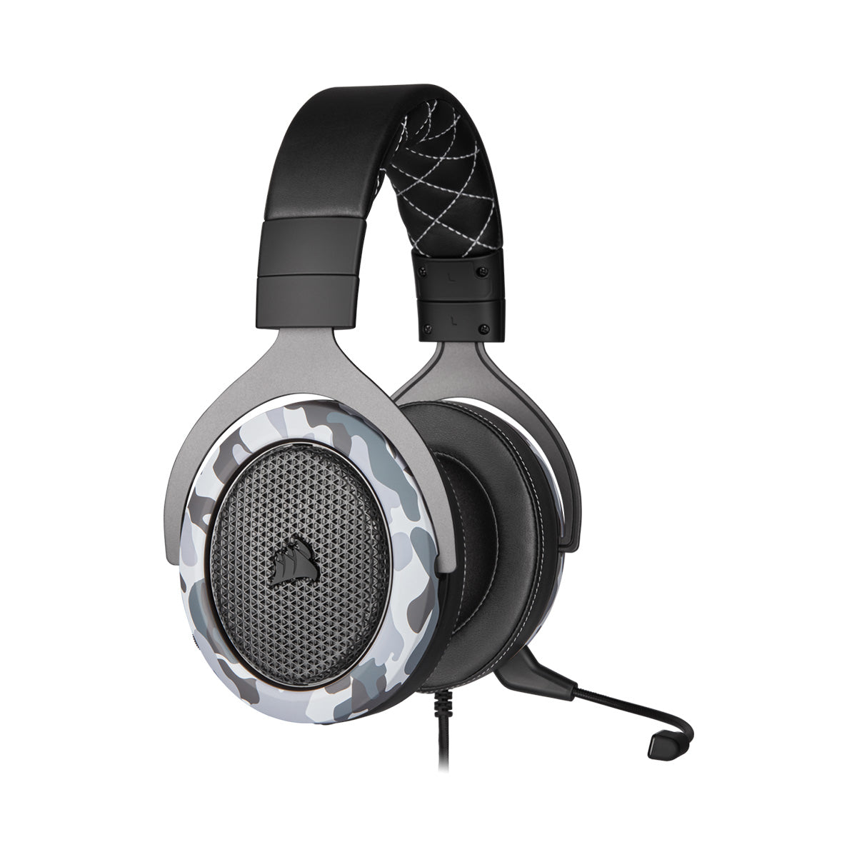 Corsair HS60 HAPTIC Stereo Gaming Headset with 50mm Drivers - Immersive PC/PS4/Xbox Gaming & Music Experience for Pro Gamers & Streamers