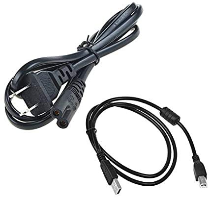 HP OfficeJet 4500 4610 4622 4635 Printer Power Cord with USB Cable - Replacement Charger for Home & Office Printing