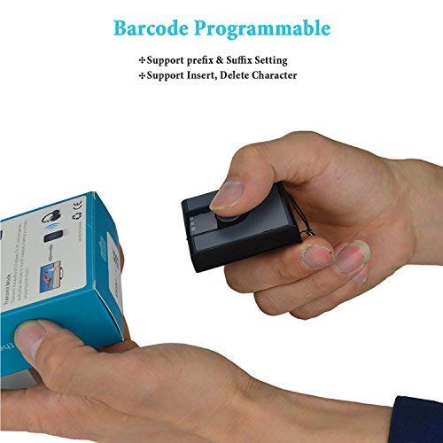1D CCD Portable Bluetooth Barcode Scanner MS3391-H - Fast Wireless Barcode Reader Compatible with Mac OS, Windows, Android 4.0+, iOS - Ideal for Retail, Warehouse, Inventory Management & POS Systems
