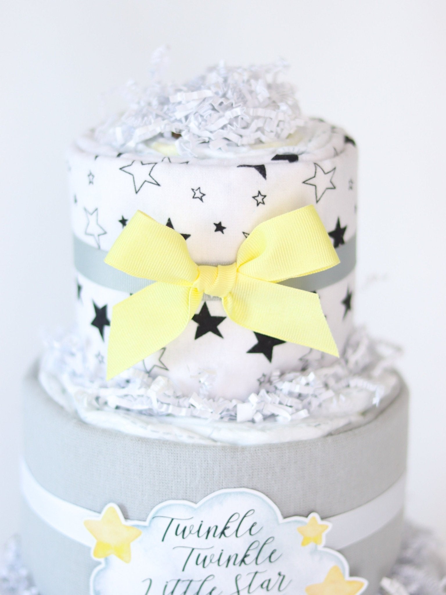 Moon Diaper Cake - Unique Baby Shower Gift for Newborns & Gender Reveal Parties (SKU: DCBG1004) - Perfect for Nursery Decor & 1st Birthday Celebrations
