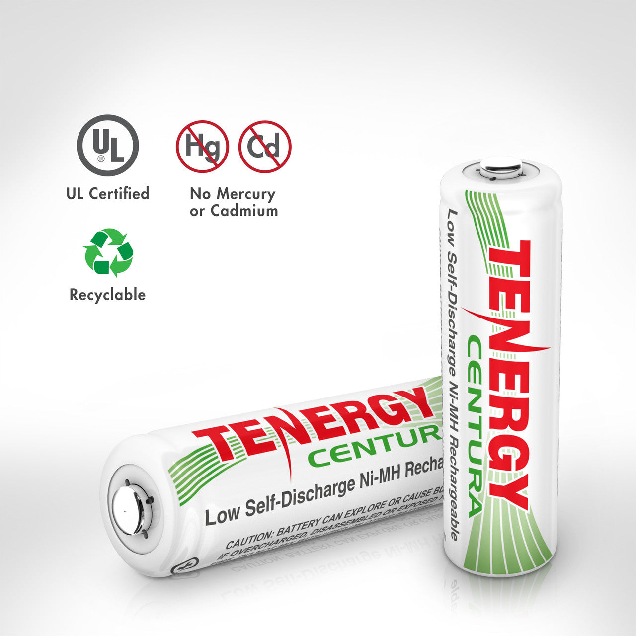 Tenergy AAA Centura NiMH Rechargeable Batteries 4 Pack - High Capacity 1000mAh, Low Self-Discharge for Digital Cameras, Wireless Mice, and Remote Controls