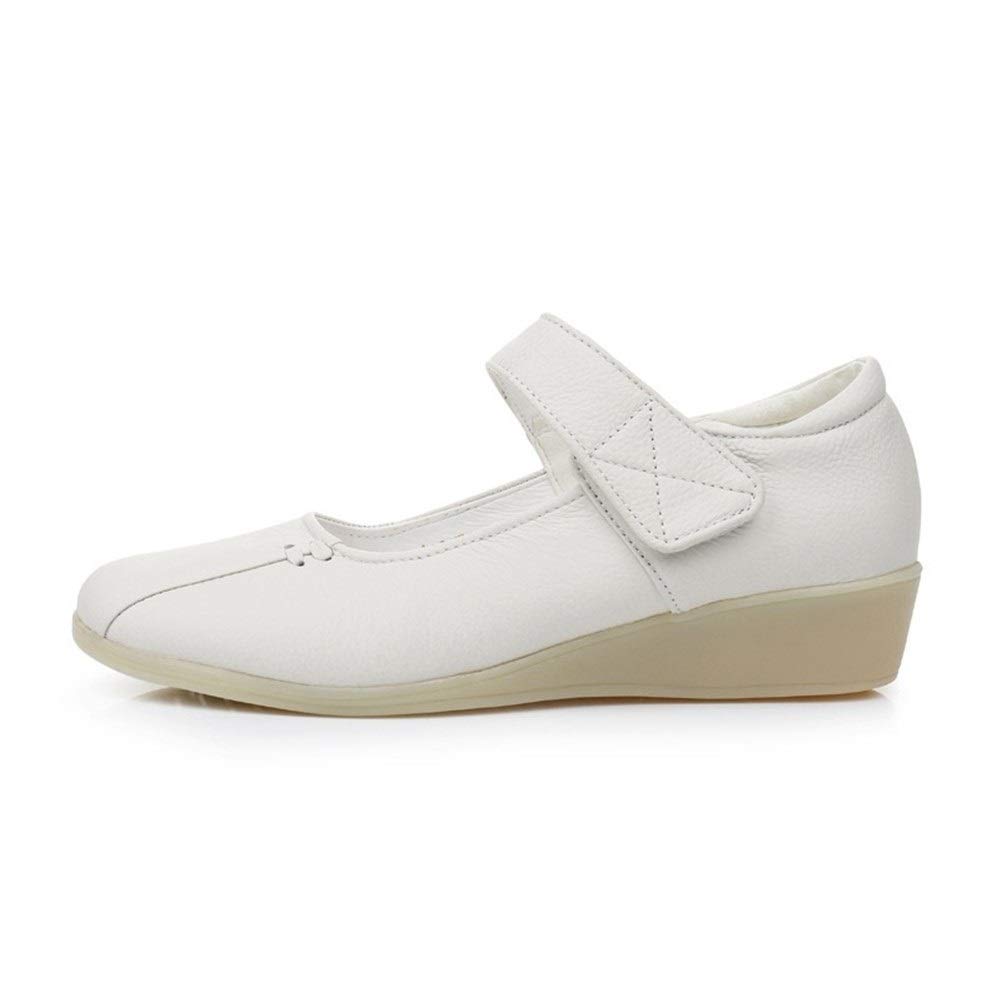HOOENG Women's Non-Slip Nursing Shoes - Lightweight Slip-On with Soft Cushioned Soles for Comfort - Slip-Resistant Hospital & Outdoor Work Shoes for Nurses, Doctors & Healthcare Professionals