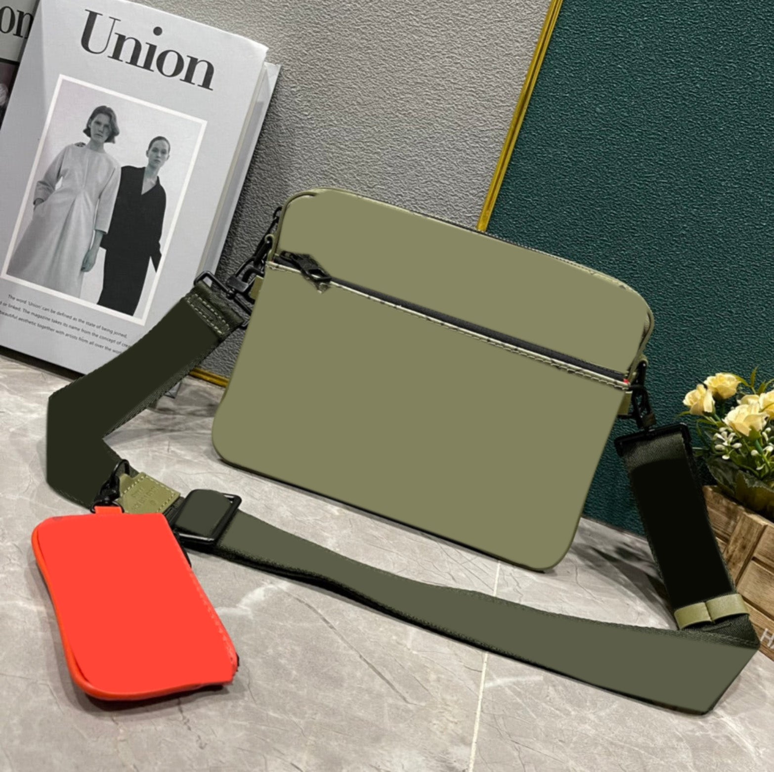 Stylish 3-Piece Crossbody Envelope Bag Set for Women - Fashionable Shoulder Purse with Adjustable Strap - Perfect for Daily Use, Travel, and Shopping