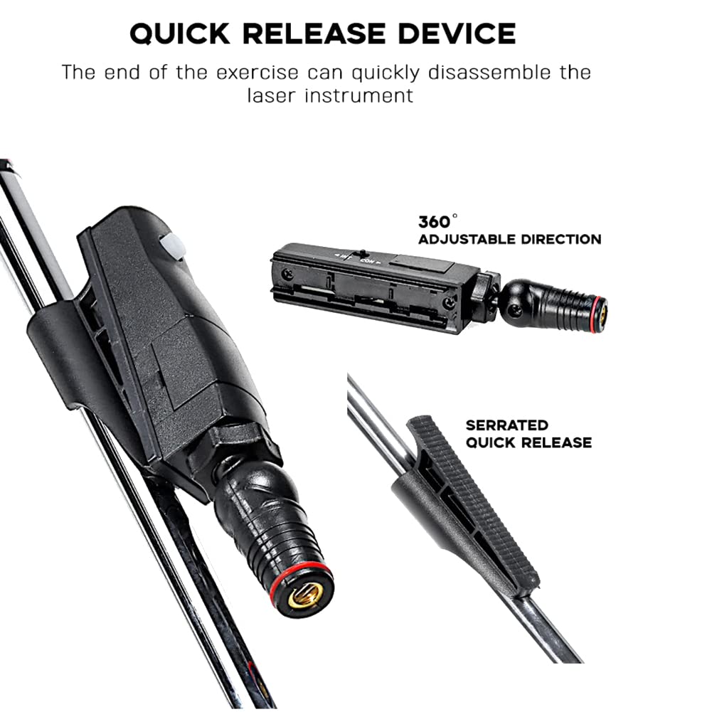 BUXTOM Golf Putter Sight - Portable Laser Putting Trainer for Golfers | Improve Putting Accuracy & Alignment | Perfect for Practice & On-Course Training