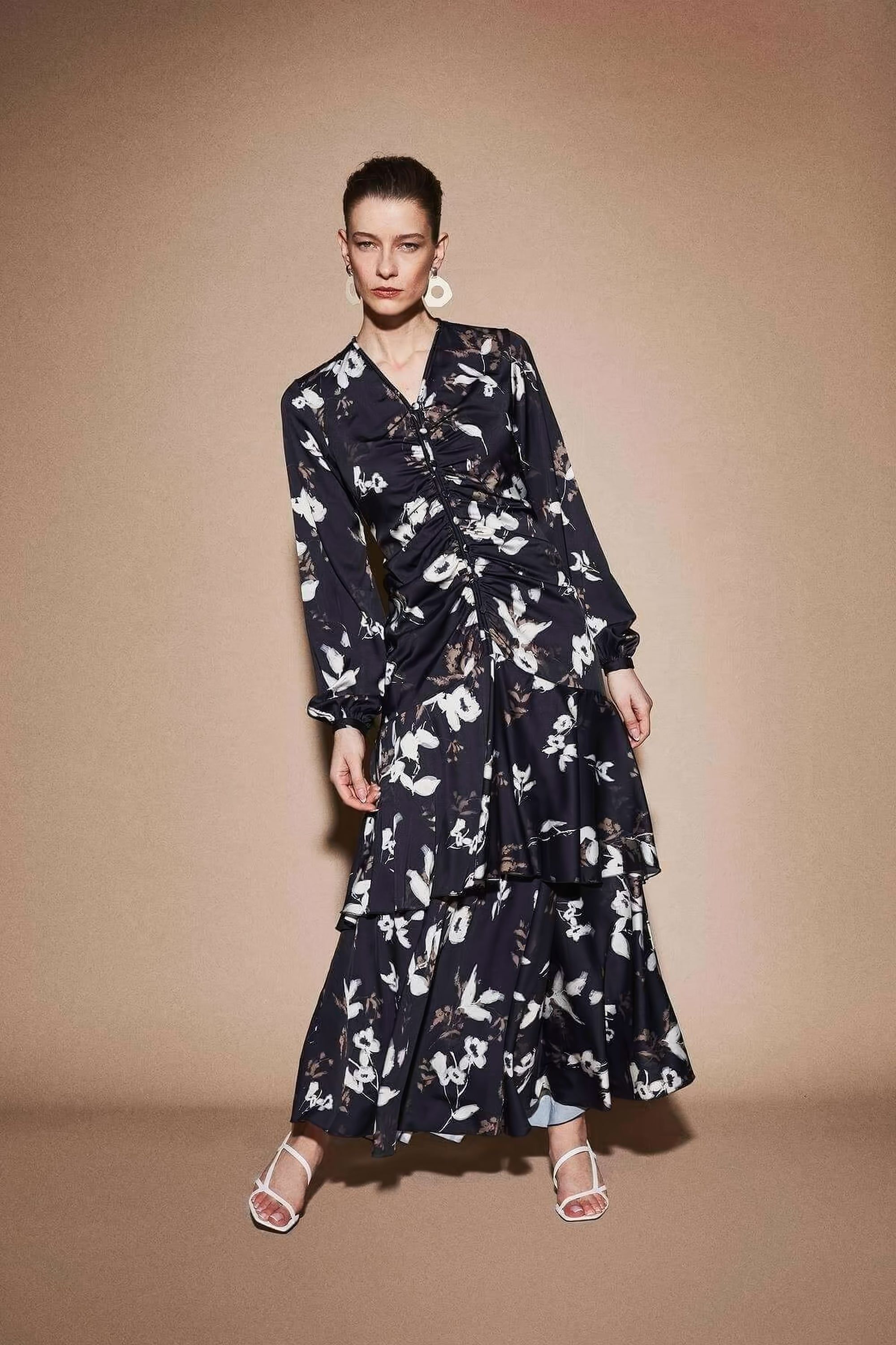 Amelia Polly Midi Dress - Flowy Summer Dress for Women | Perfect for Beach Vacations, Date Nights & Outdoor Parties