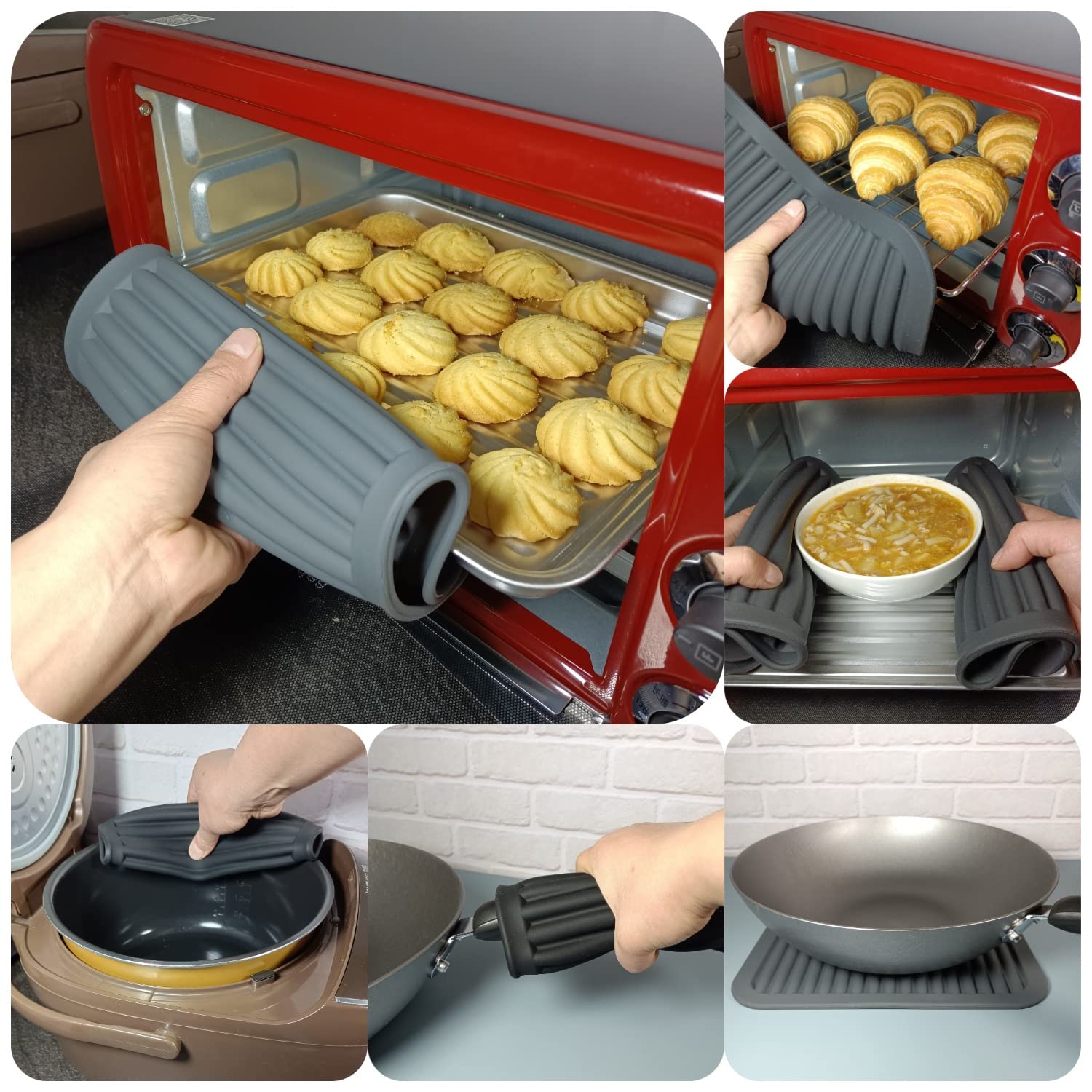 Premium Silicone Trivets for Hot Pots & Pans - 9