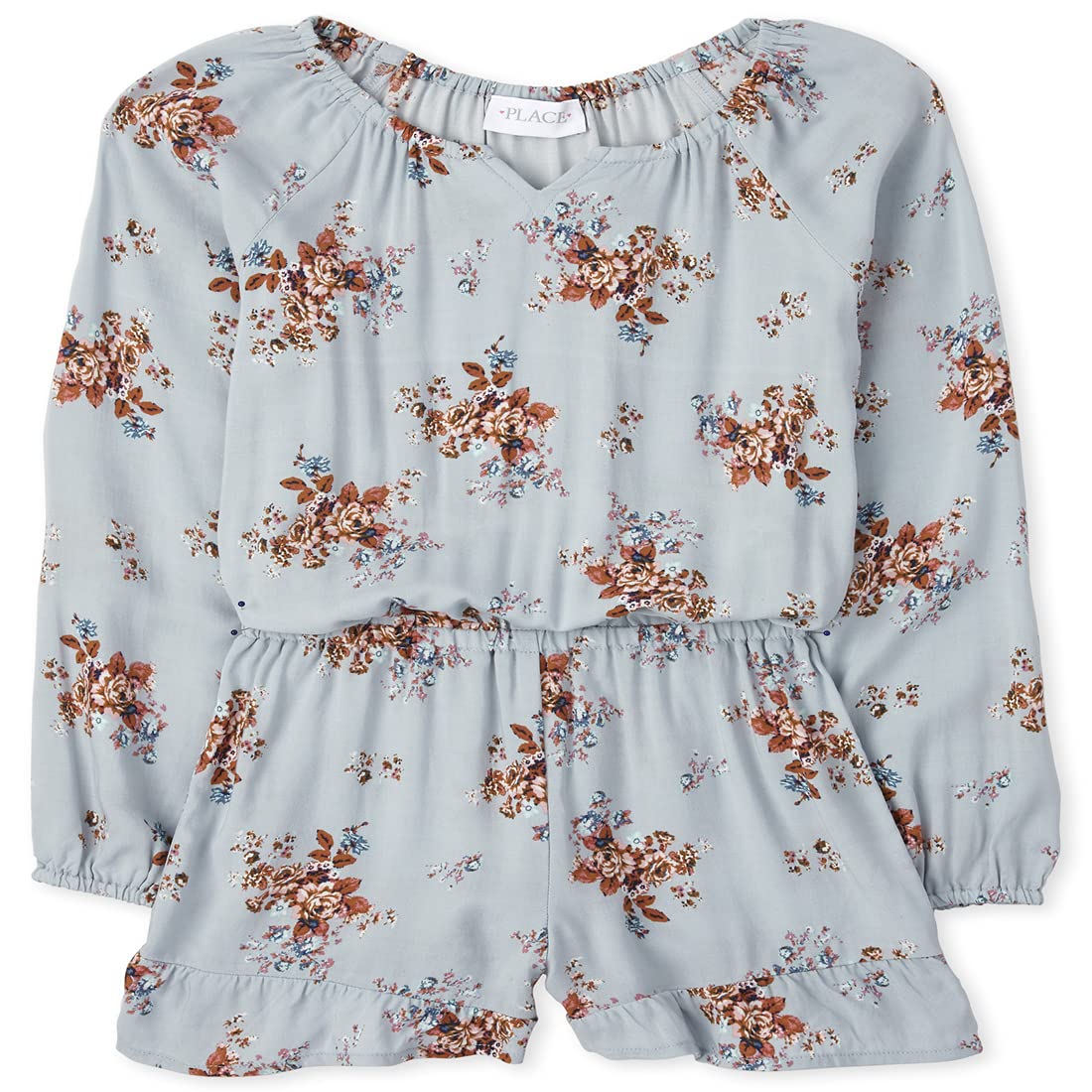 The Children's Place Girls Floral Ruffle Romper - Cute Summer Outfit for Toddler Girls | Perfect for Playdates, Beach Trips & Family Photos