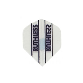 Ruthless Plain Darts Flights - Standard Shape for Steel Tip & Soft Tip Darts - Perfect for Casual Play, Tournaments & Practice at Home or Bar