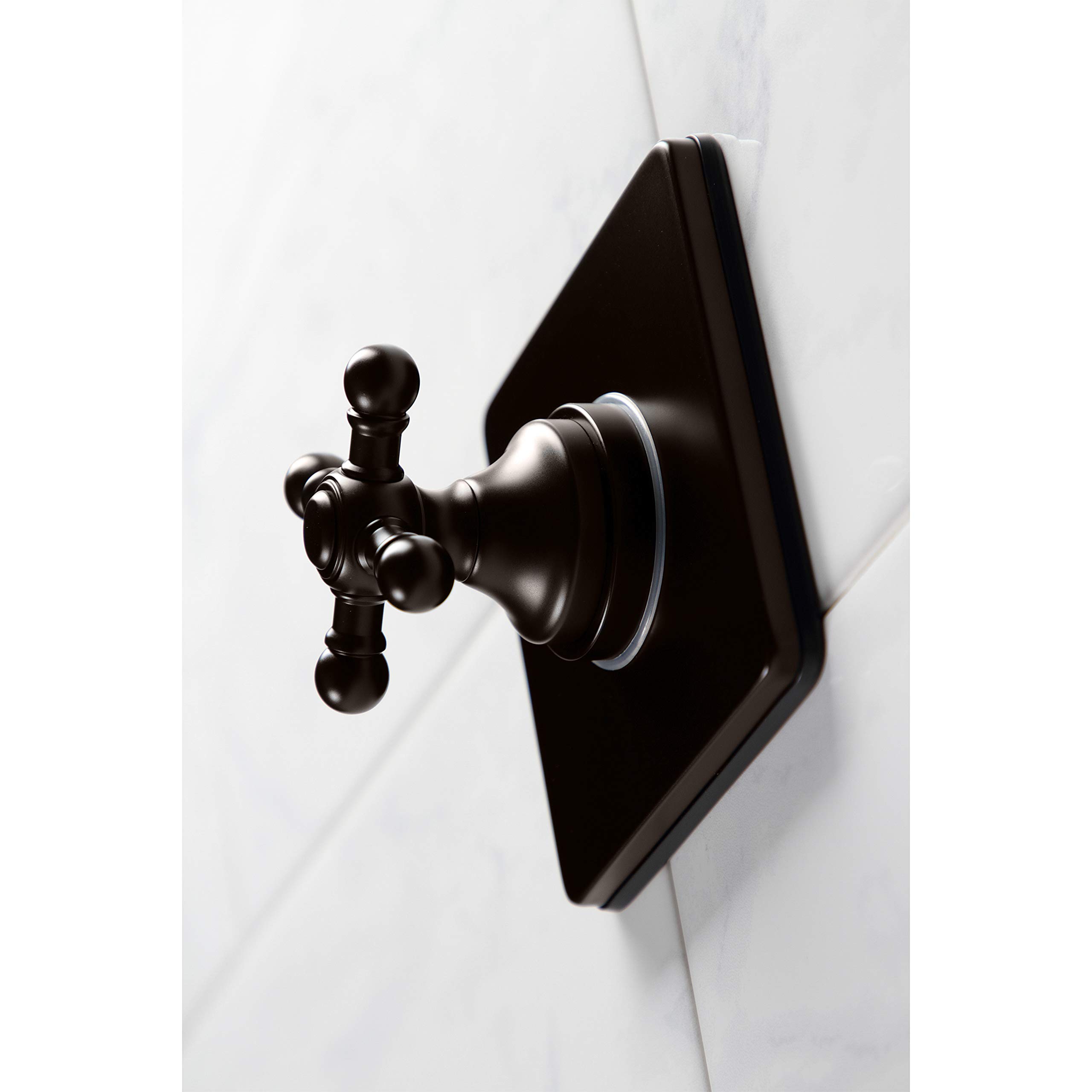 Kingston Brass KS3045BX 3-Way Diverter Valve with Trim Kit in Oil Rubbed Bronze Finish | Perfect for Shower, Bathtub & Sink Plumbing Systems