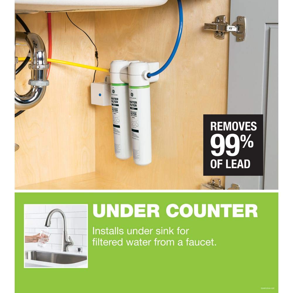 GE Profile FQROMF Under Sink Water Filter System - Reverse Osmosis Replacement Membrane, Reduces Sediment, Rust & Impurities - White (1-Pack) | Perfect for Clean Drinking Water in Homes & Offices