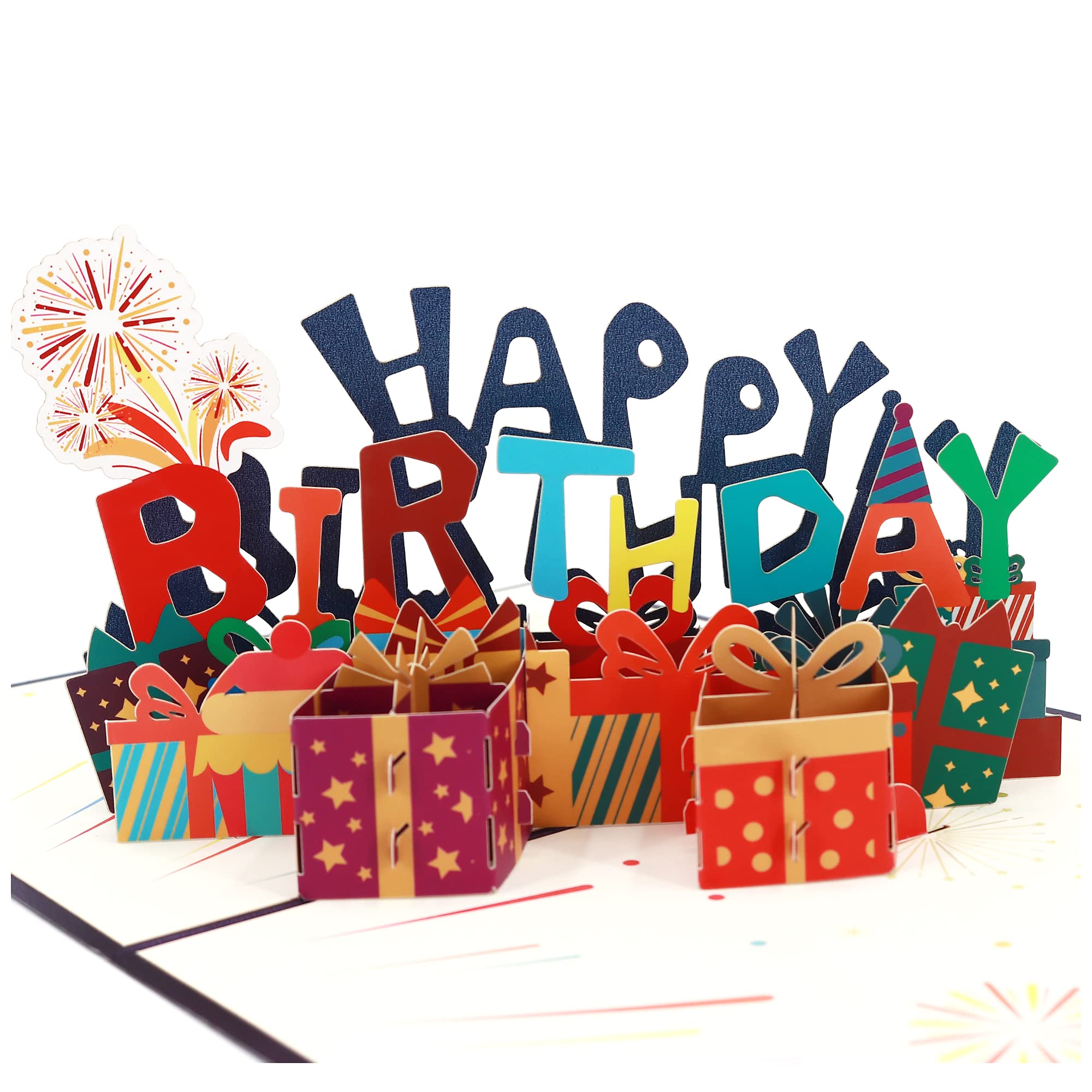 3D Pop Up Birthday Card - Handmade Greeting Card for Christmas, Valentine's Day, Anniversary, Wedding & Mother's Day | Unique Gift for Friends, Family, Boys & Girls | Perfect for Special Occasions & Surprise Celebrations