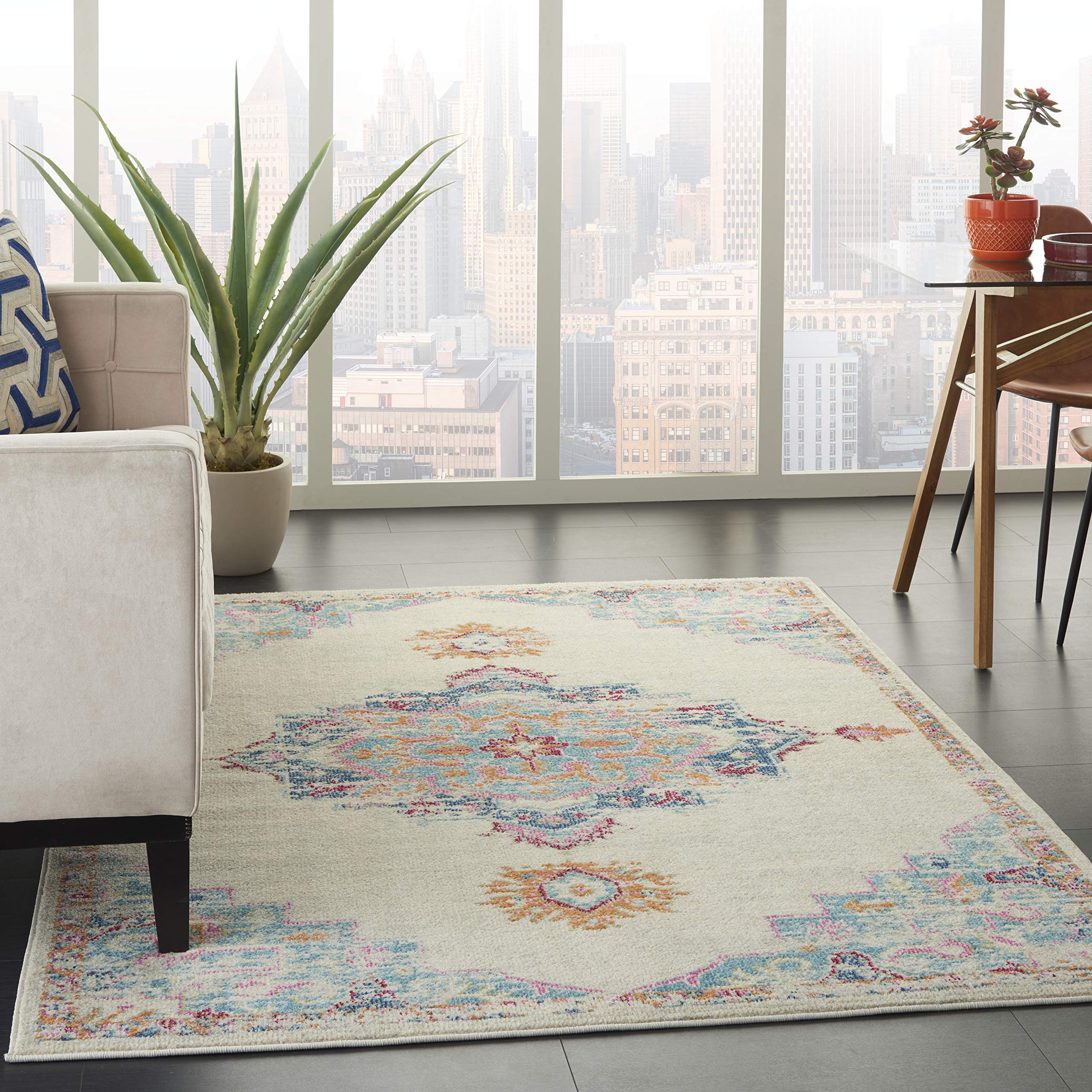 Nourison Passion Bohemian Grey/Multi 6'7