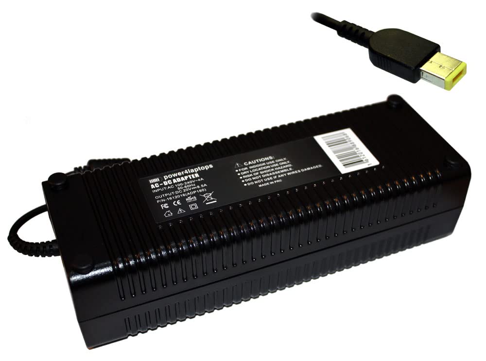 Lenovo A540 All-in-One PC Power Supply AC Adapter - 90W Desktop Charger Replacement for Power4Laptops | Perfect for Home Office & Gaming Setups