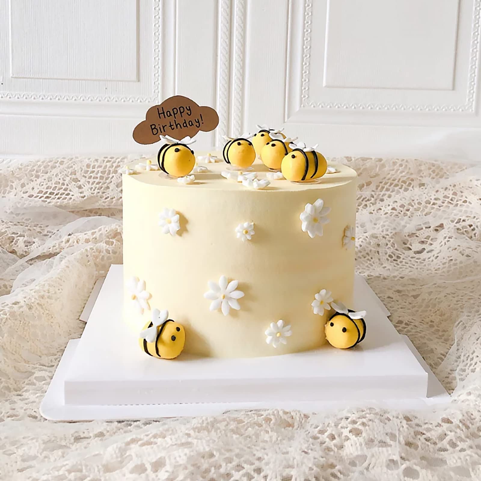 Premium 7-Cavity Bumble Bee Silicone Mold for Chocolate Making, Honeycomb Candy Molds - Food-Grade Baking Molds for Fondant, Cake Decorating, Sugar Cubes & DIY Candy (Perfect for Birthday Parties, Baby Showers & Holiday Treats)